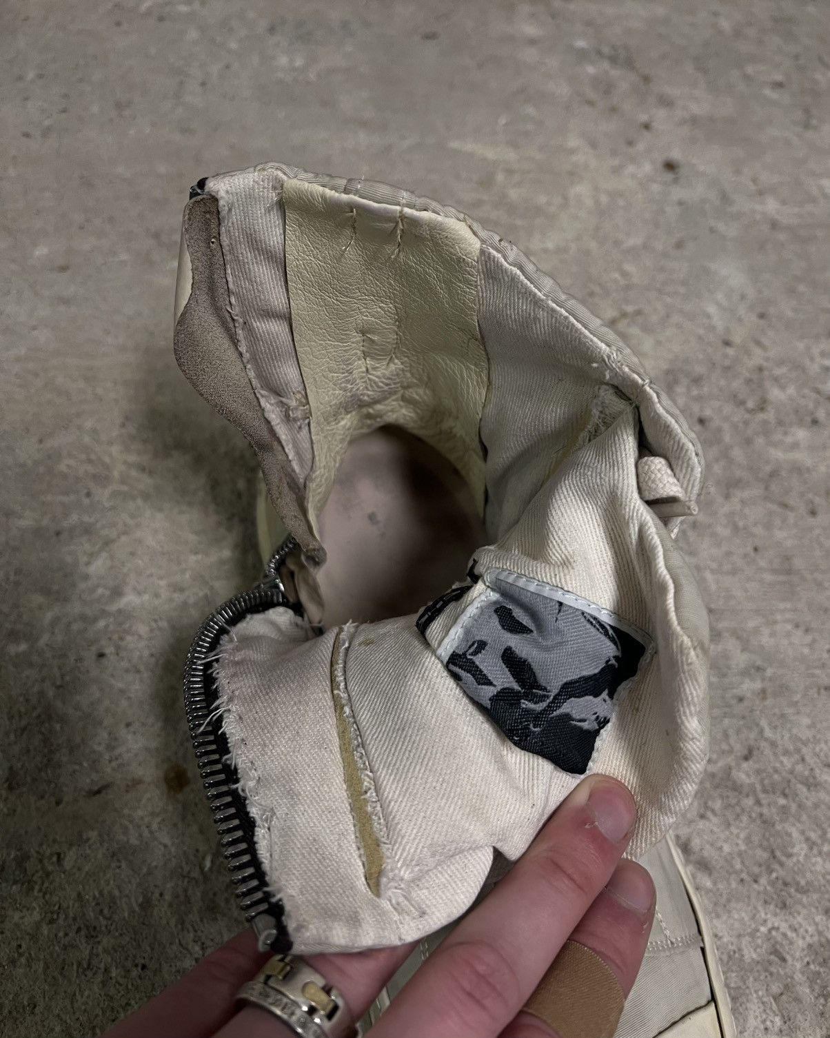 Rick Owens Drkshdw Rick Owens DRKSHDW Pearl High Ramones Size US 9.5 / EU 42-43 - 7 Thumbnail