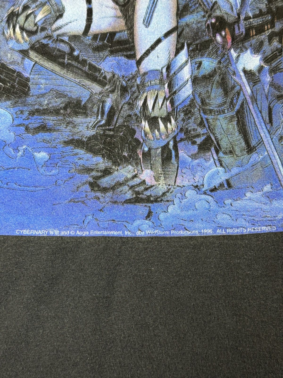 Vintage Vintage 90s Cybernary Windstorm Comics SUPER RARE T Shirt Size US XL / EU 56 / 4 - 3 Thumbnail
