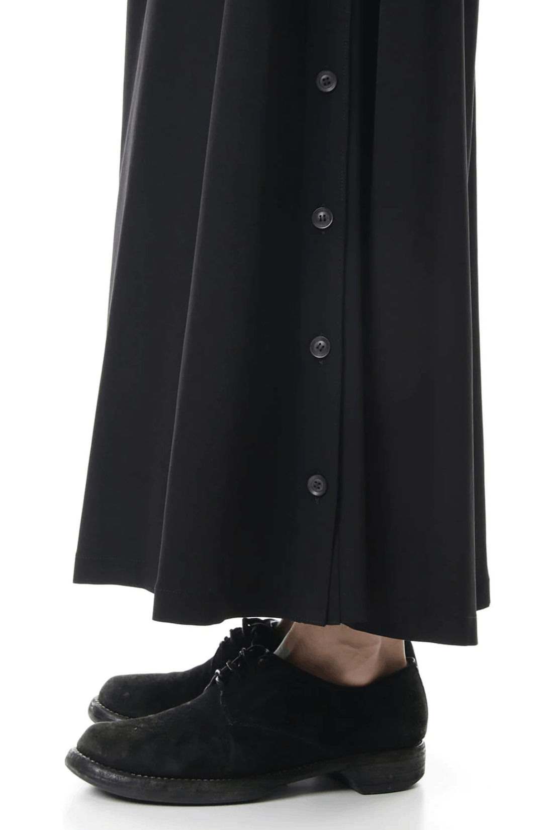 Yohji Yamamoto B Yohji Yamamoto - Front/Back Buttons slit Wide Pants Size US 30 / EU 46 - 16 Thumbnail