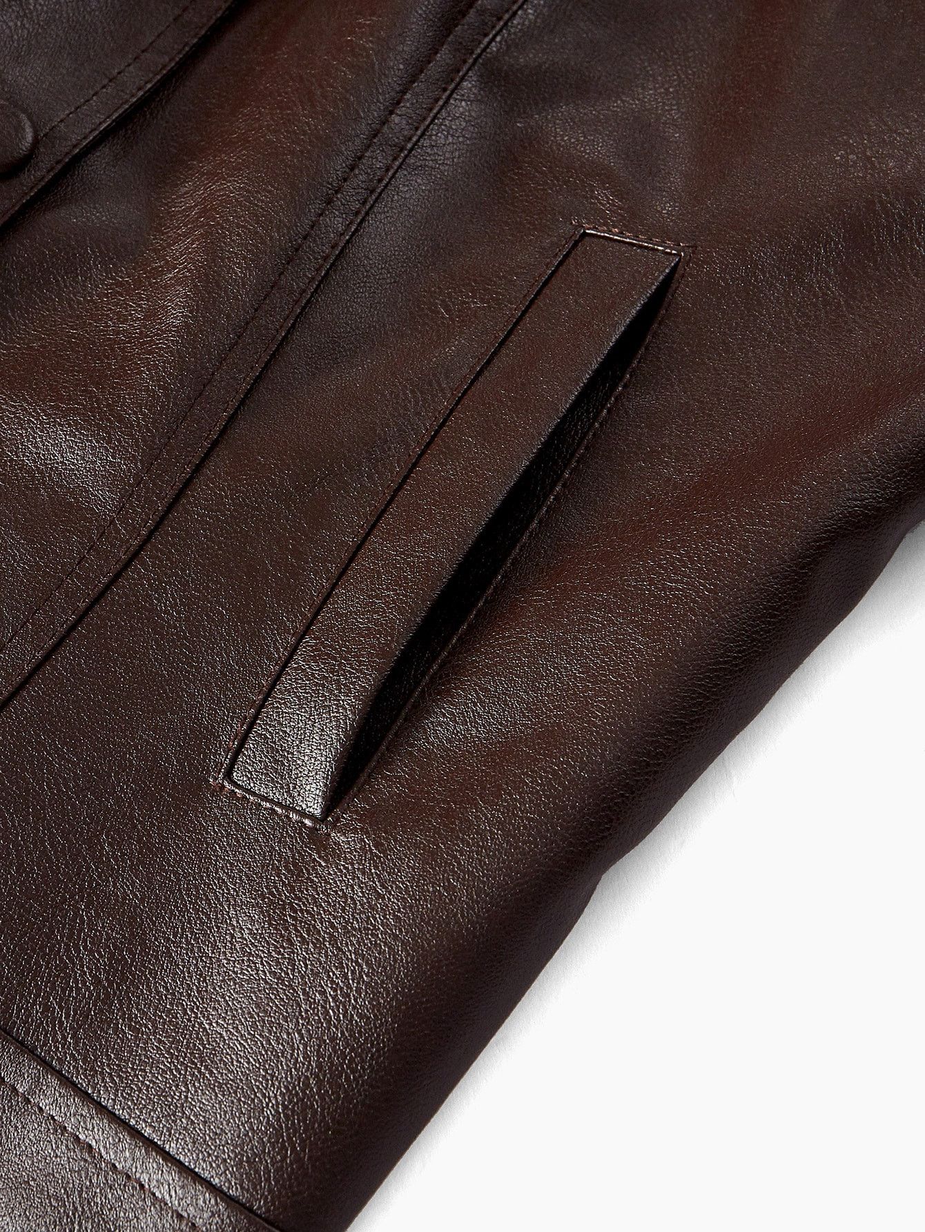 Other Women Brown Cowhide Jacket Genuine Leather 🐄 | 🧥✨ Size S / US 4 / IT 40 - 11 Thumbnail