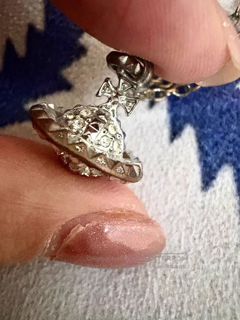 Vivienne Westwood Vivienne Westwood Vintage Silver Small Mayfair Orb Necklac Size ONE SIZE - 6 Thumbnail