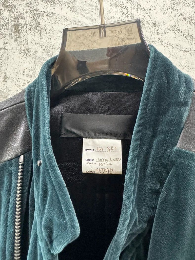 Haider Ackermann Haider Ackermann size154cm Velvet patchy vest Size S / US 4 / IT 40 - 3 Thumbnail