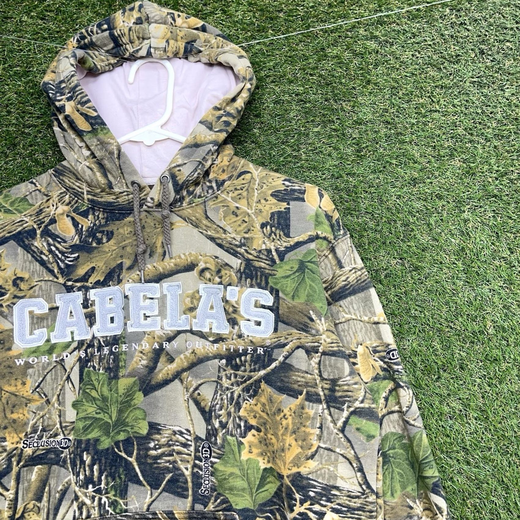 Vintage Cabela's Hoodie Womens Small Camouflage Fleece Hooded Pockets Casual Outdoor Hunting Size S / US 4 / IT 40 - 2 Thumbnail