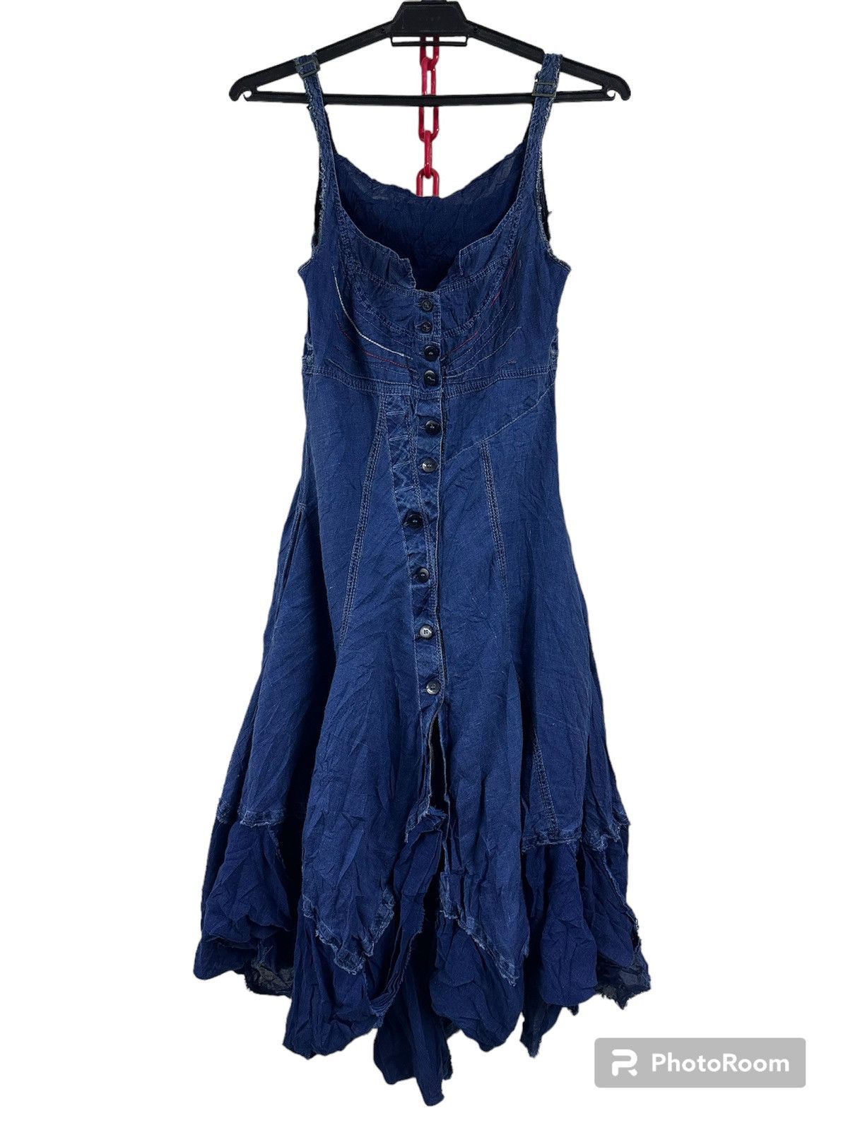 Jean RIMINI jeans losse dress Size M / US 6-8 / IT 42-44 - 3 Thumbnail