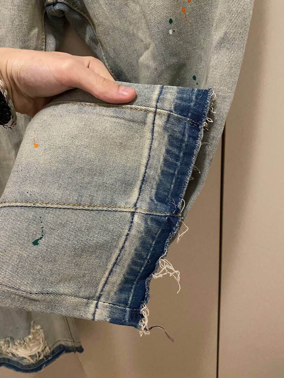 Japanese Brand × Vintage Flared Distressed Painter Jeans Size US 30 / EU 46 - 18 Thumbnail