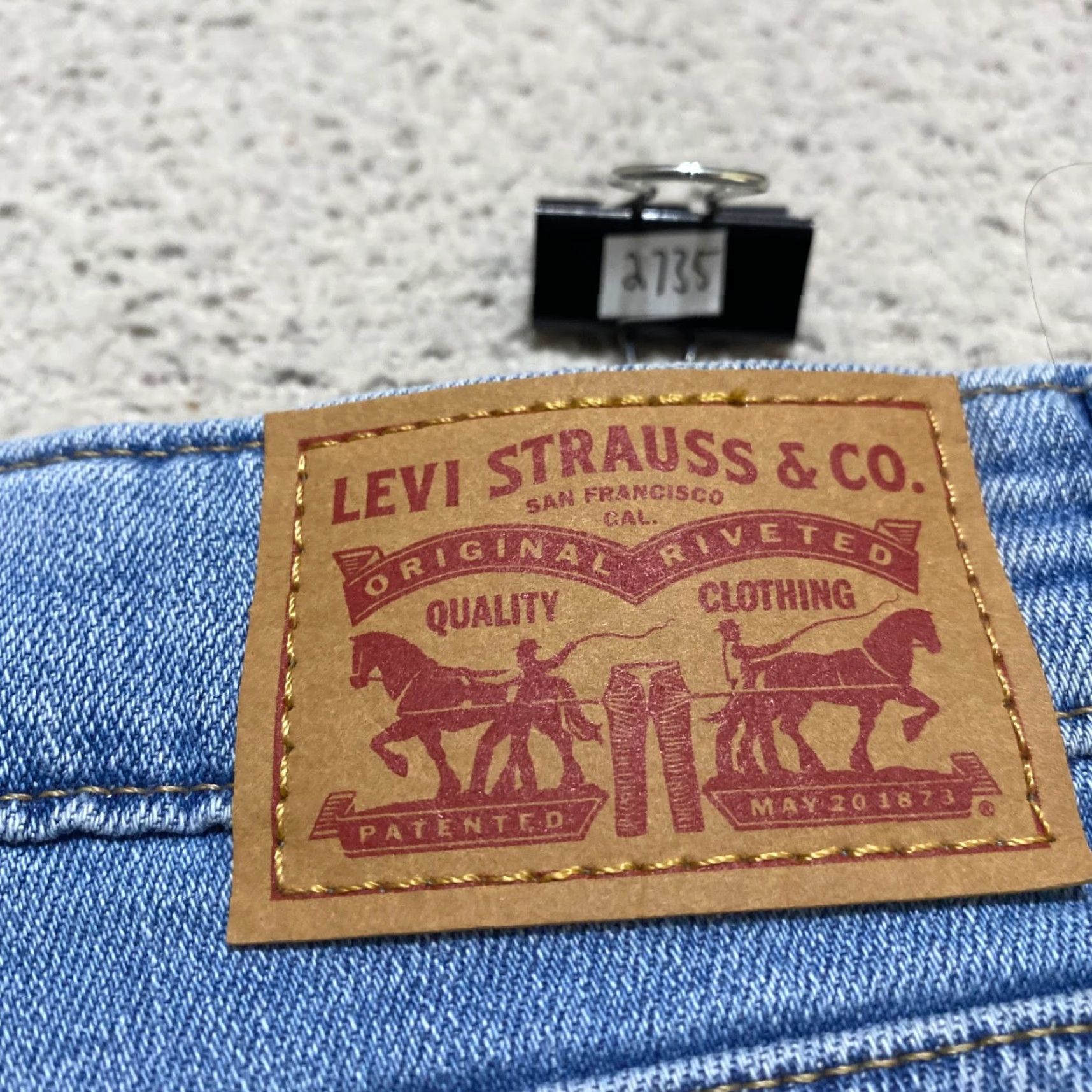 Levi's VINTAGE Levis 721 Womens Jeans 26 Blue Denim Medium Wash High Rise Skinny Distresseds Size 26" / US 2 / IT 38 - 3 Thumbnail