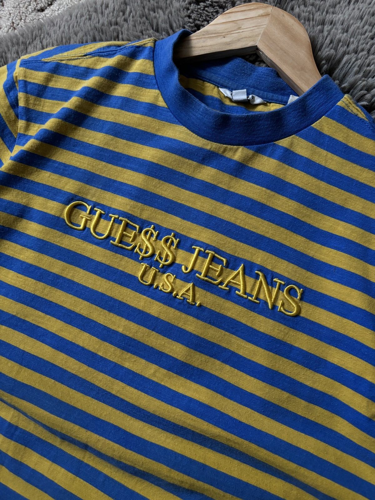 A$AP Rocky × Guess Guess x Asap Rocky tee USA Embroidered striped t-shirt Size US XS / EU 42 / 0 - 4 Thumbnail