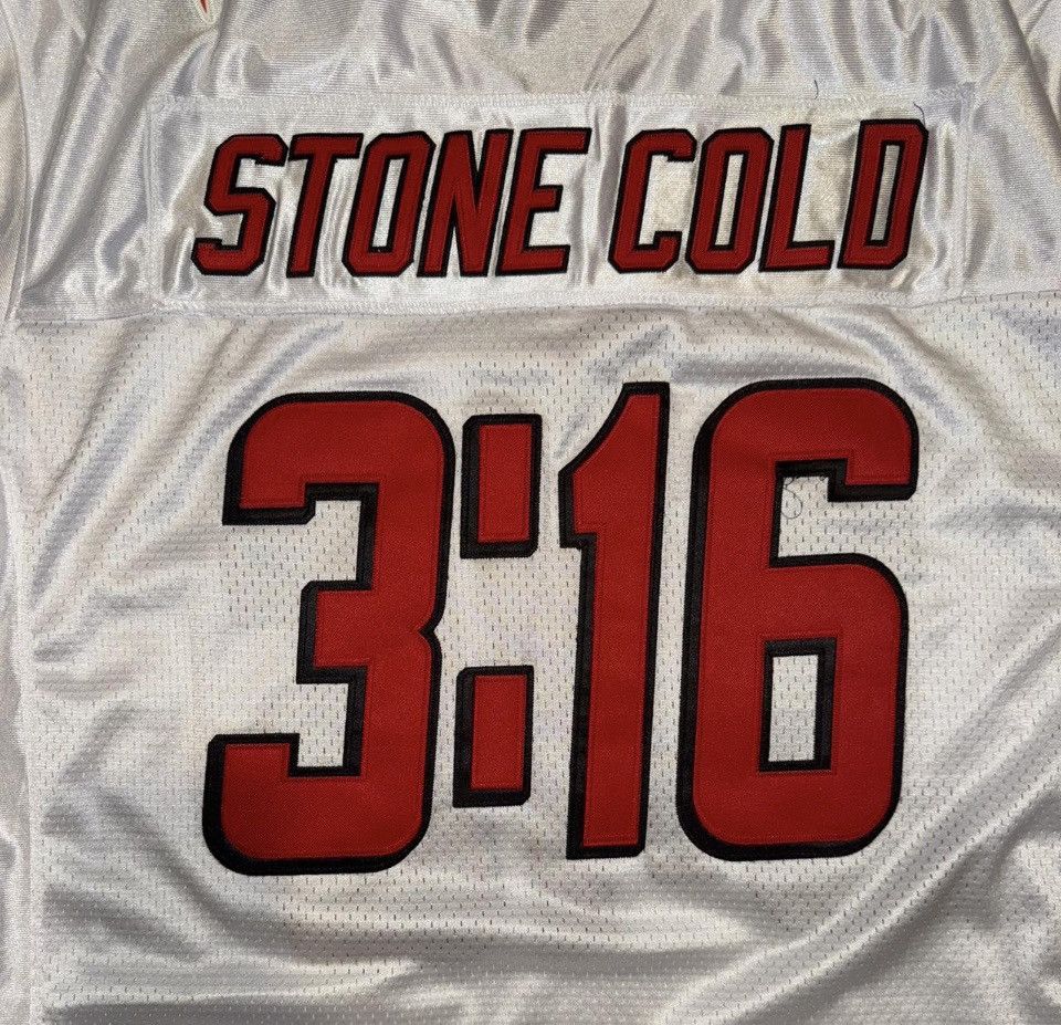 NFL WWE x NFL Patriots Jersey Stone cold 3:16 Size US XXL / EU 58 / 5 - 3 Thumbnail
