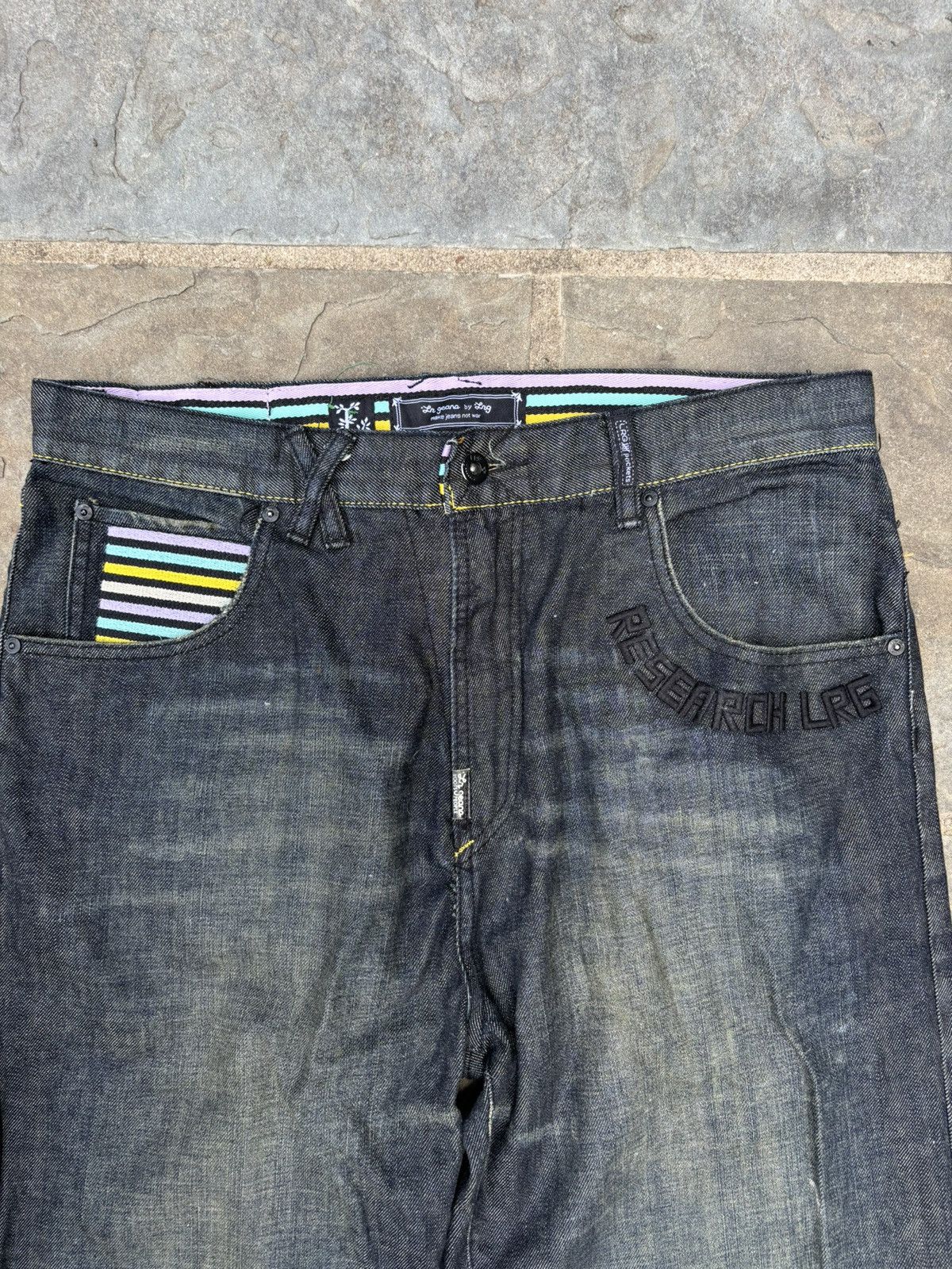 Ecko Unltd. Y2K Ecko United Embroidered Baggy Jnco Style Vintage Denim Size US 36 / EU 52 - 3 Thumbnail