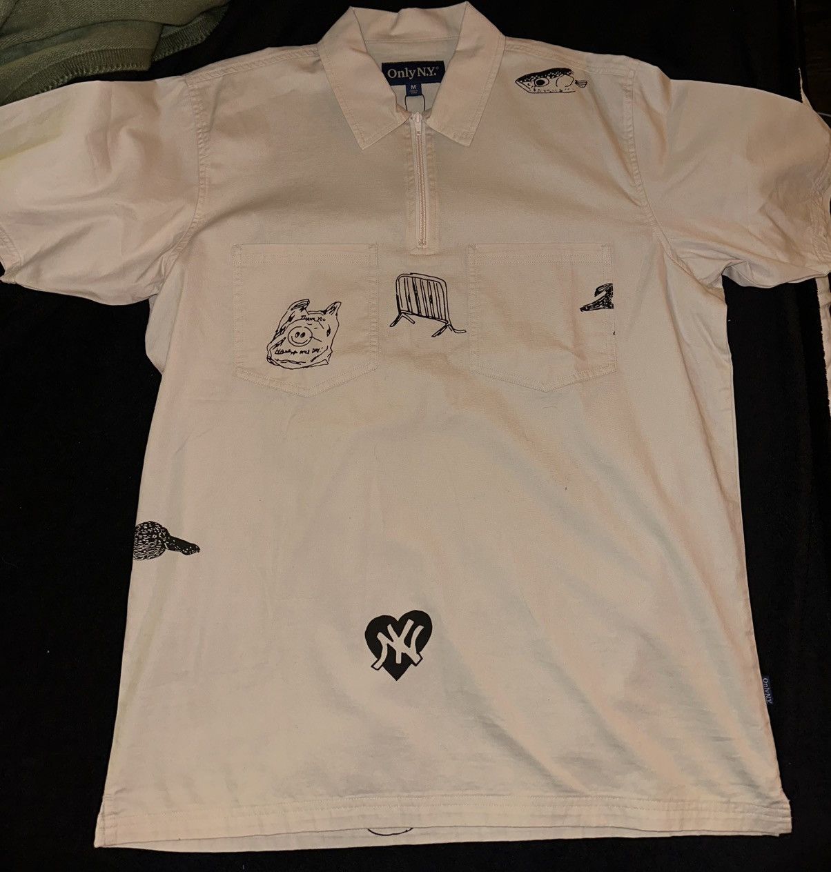 Only NY ONLY NY Quarter Zip Shirt Size US M / EU 48-50 / 2 - 1 Thumbnail