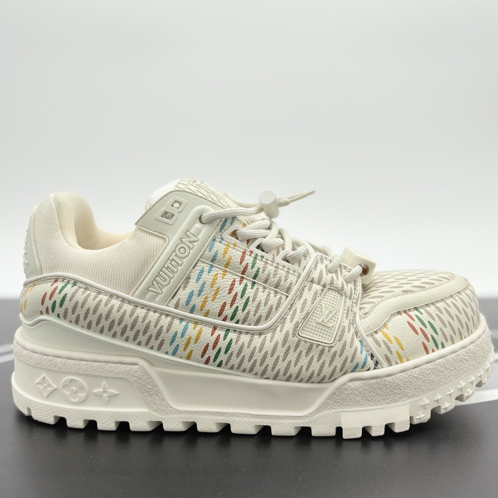 Louis Vuitton Louis Vuitton Maxi Trainer ' Beige Multicolor ' | CLEAN! Size US 9 / EU 42 - 2 Thumbnail