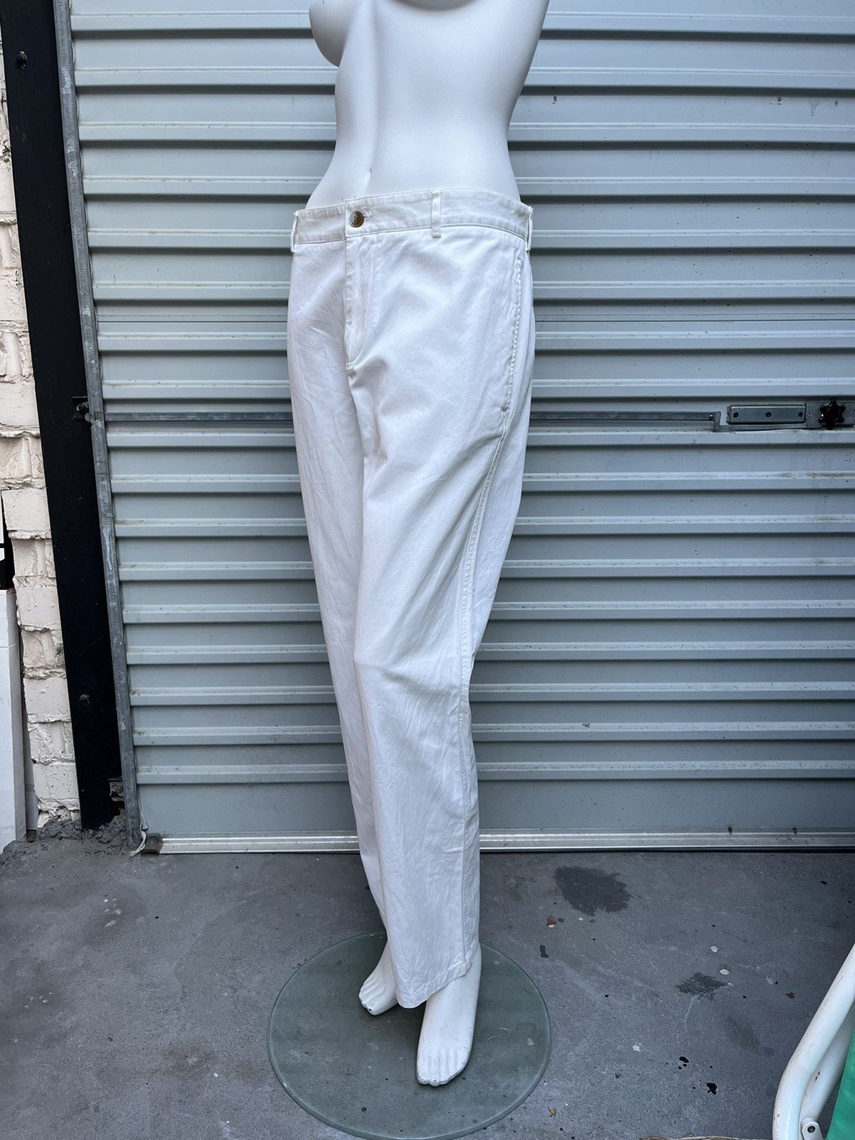 Lacoste MEN’S LACOSTE WHITE COTTON PANTS Size US 44 / EU 60 - 9 Thumbnail