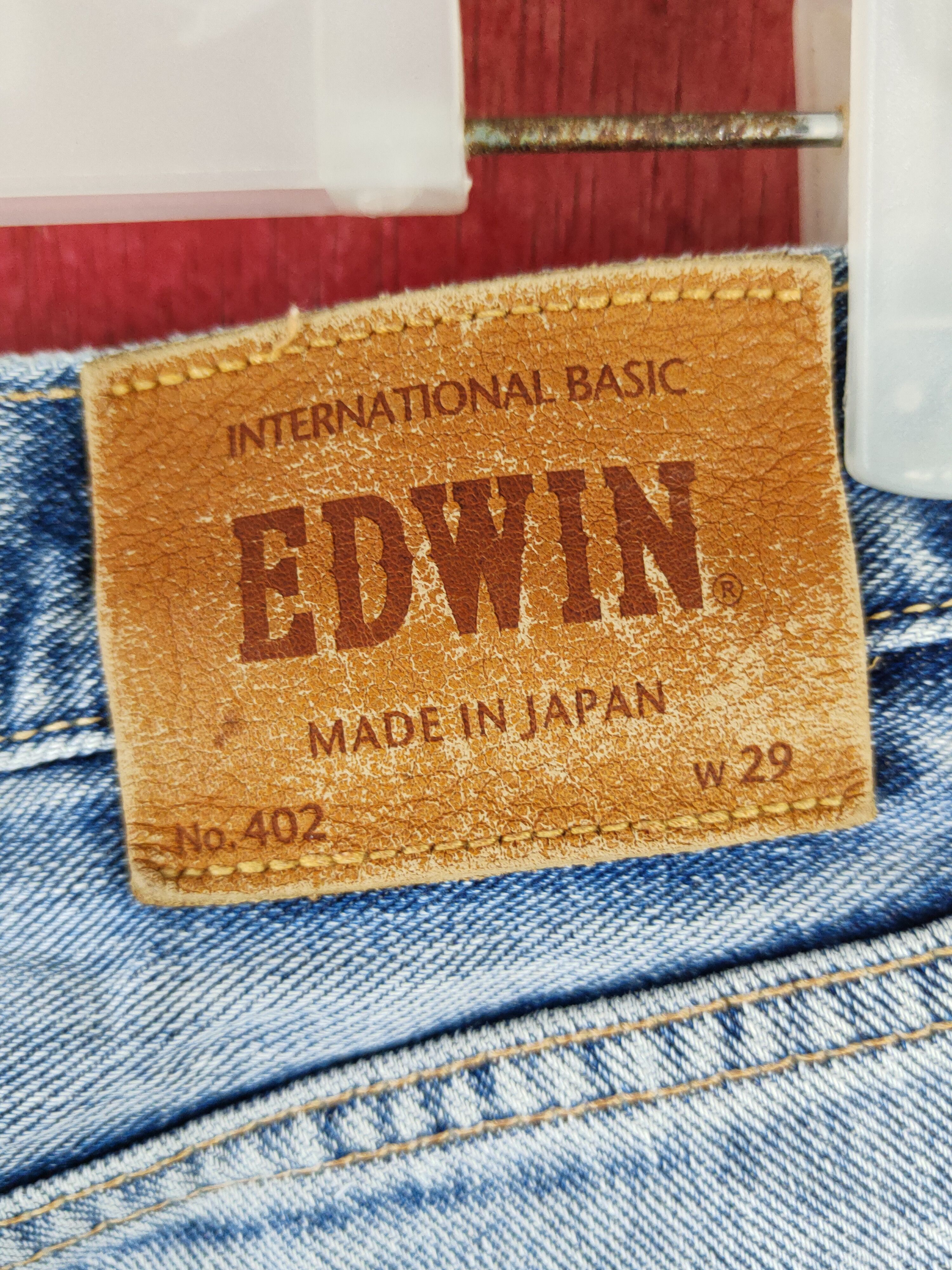 Edwin Edwin Blue Faded distressed ripped Denim #S1601 Size US 29 - 13 Thumbnail