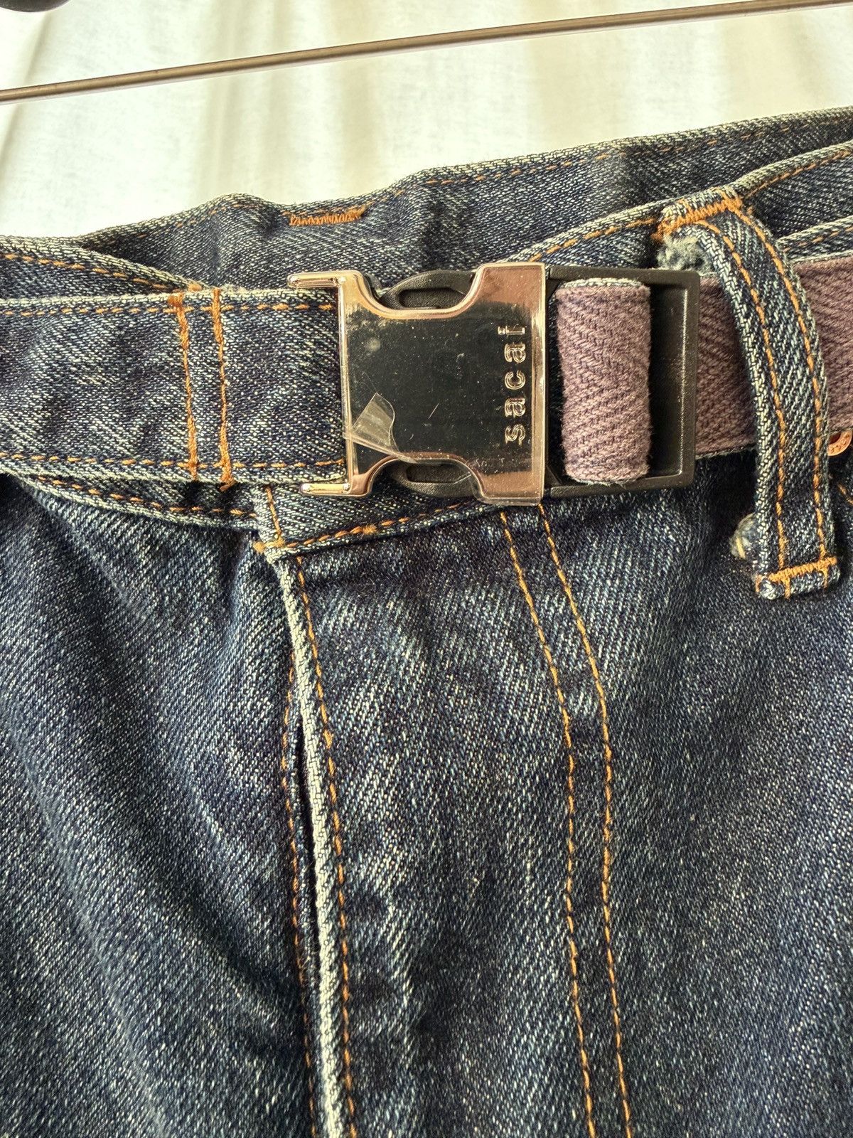 Sacai Sacai Blue Denim Jeans Size US 30 / EU 46 - 2 Thumbnail
