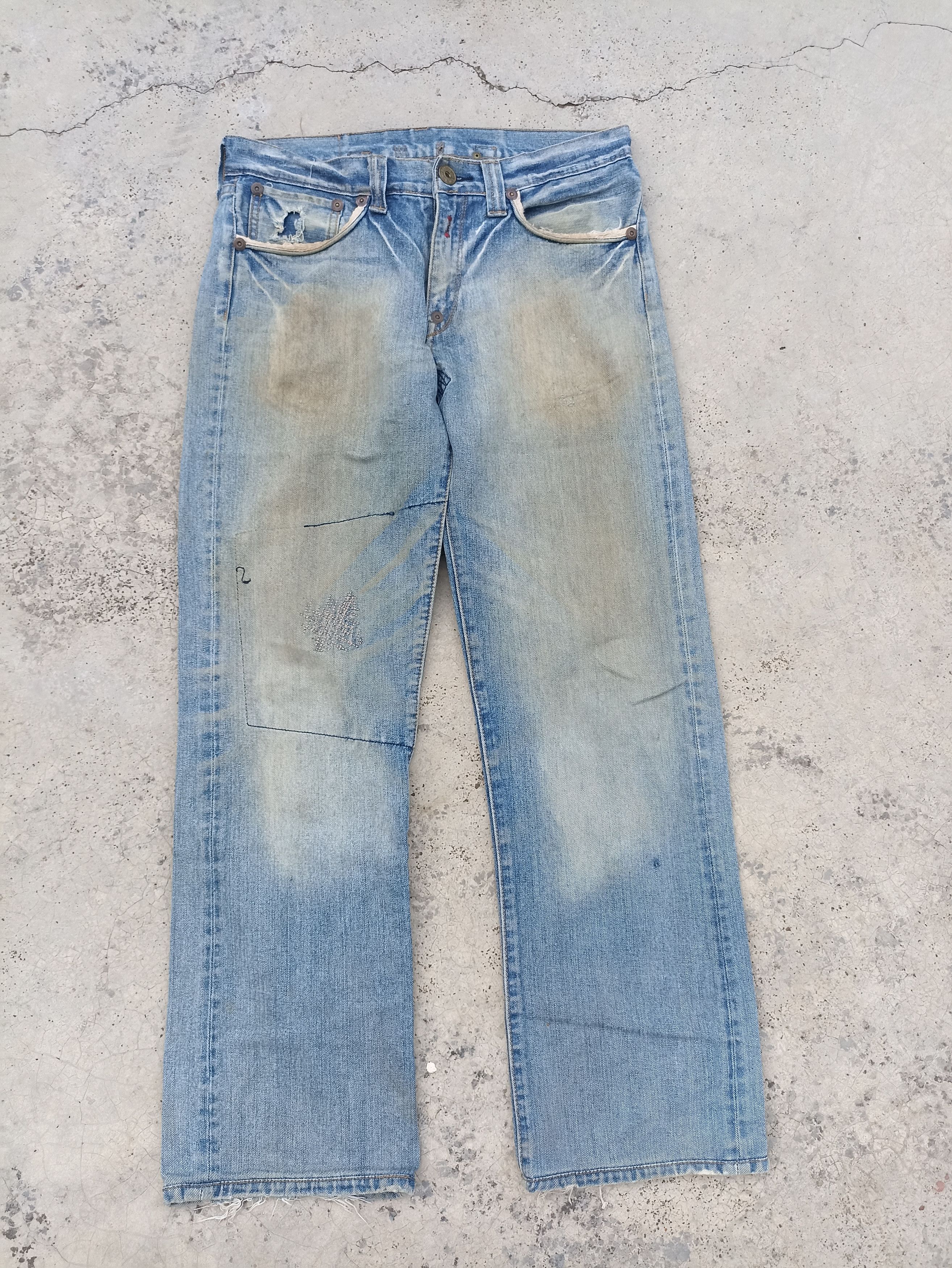 Replay Vintage Replay Jeans distressed denim Size US 30 / EU 46 - 1 Thumbnail