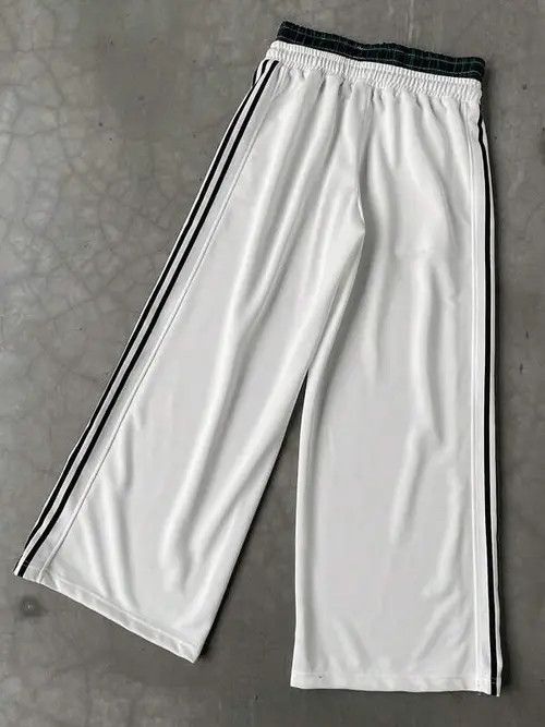 Japanese Brand DRIP Wide Leg Stripe Y2K Sweatpants Size US 36 / EU 52 - 2 Thumbnail