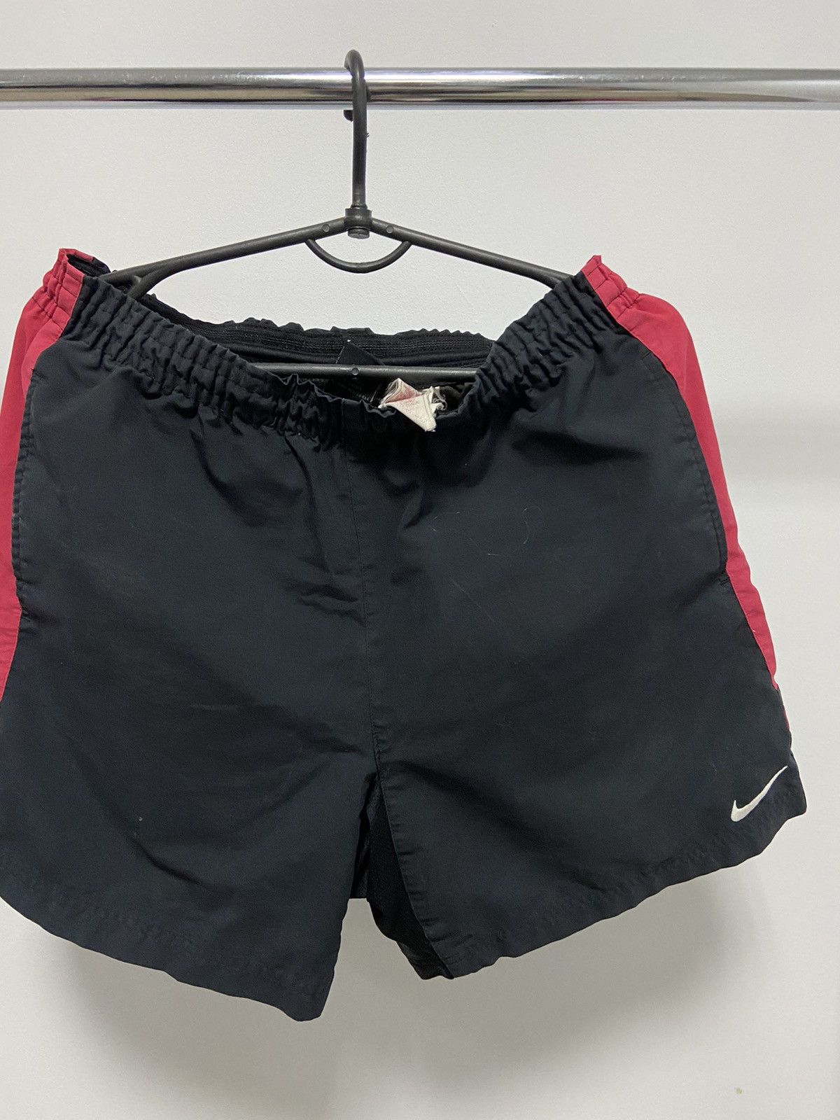 Nike × Vintage Nike Manchester United Shorts Vintage Logo Nylon Y2K Size US 30 / EU 46 - 5 Thumbnail