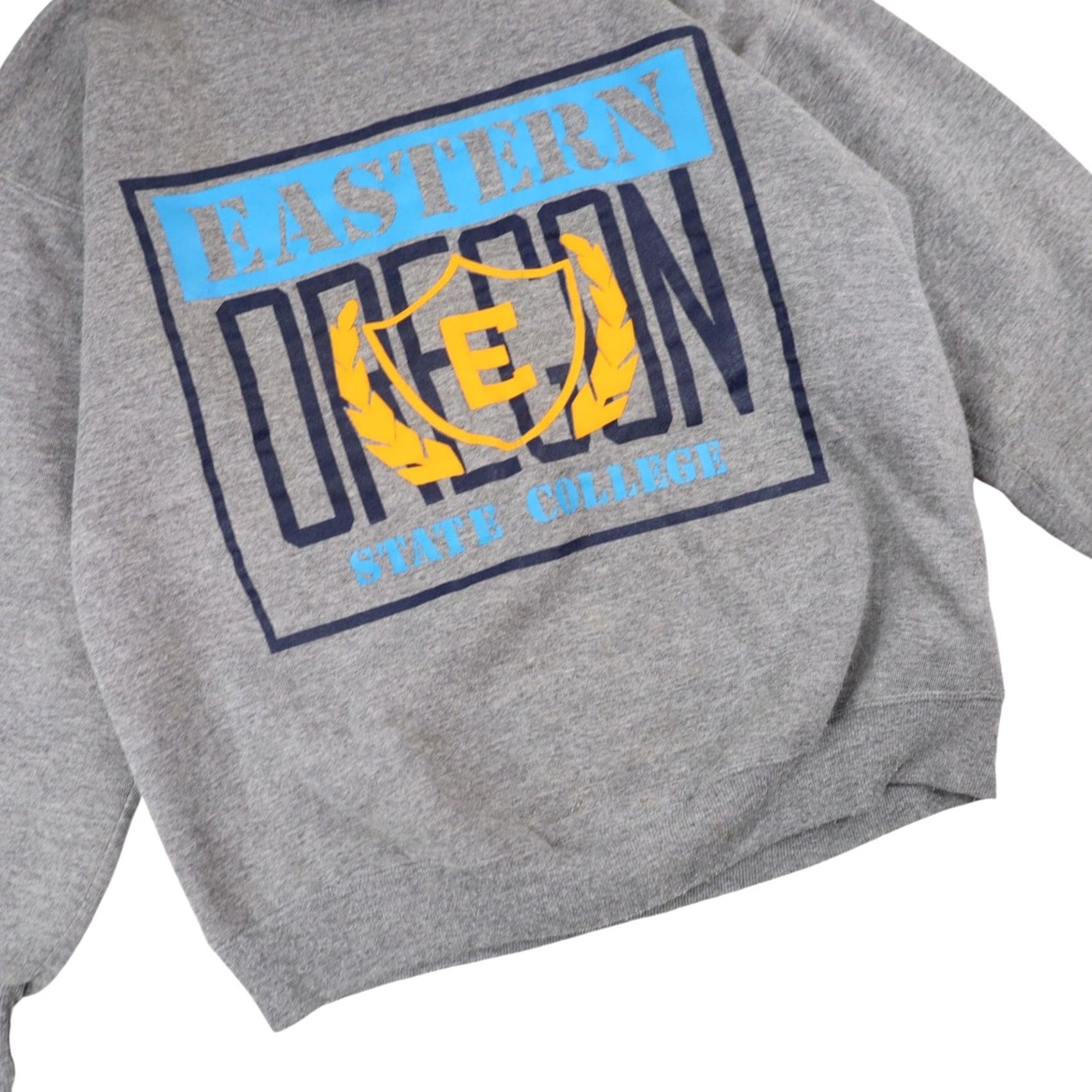 Vintage VINTAGE 90s Eastern Oregon State College Graphic Sweatshirt Gray Mens M Size US M / EU 48-50 / 2 - 3 Thumbnail