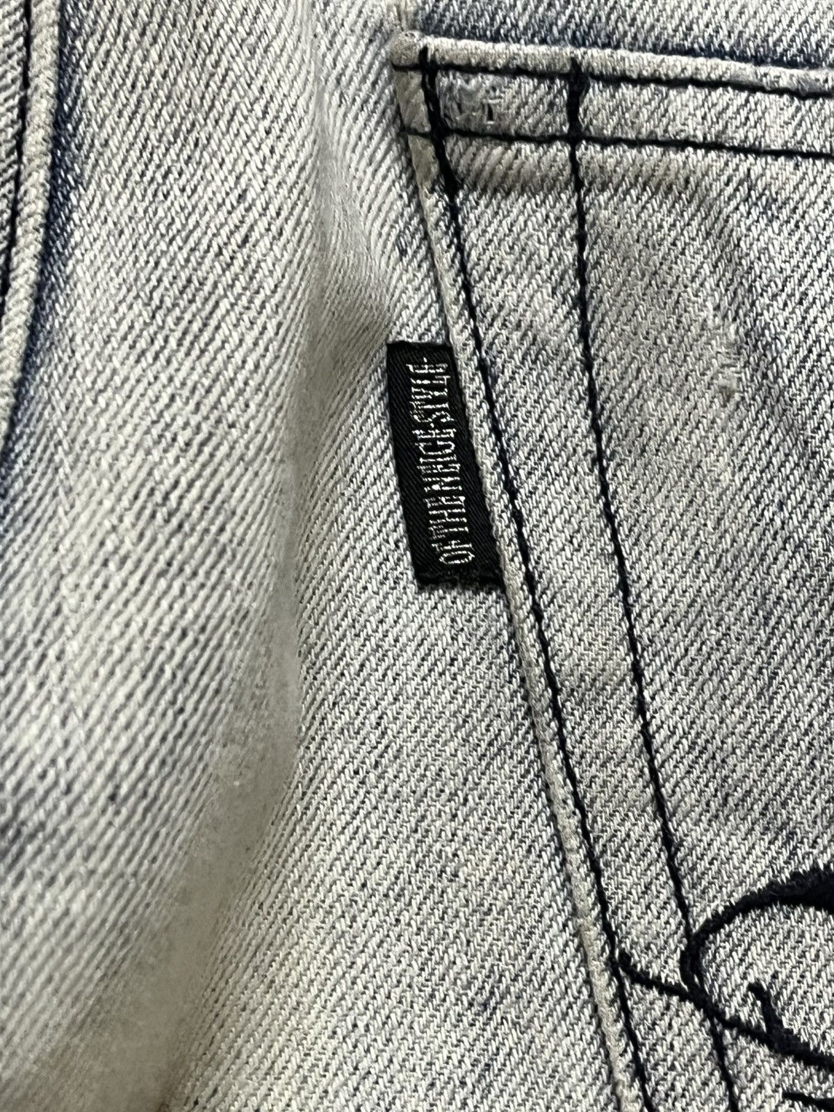 If Six Was Nine Vintage Of the Niege Studded Grunge Faded Denim Size US 33 - 11 Thumbnail