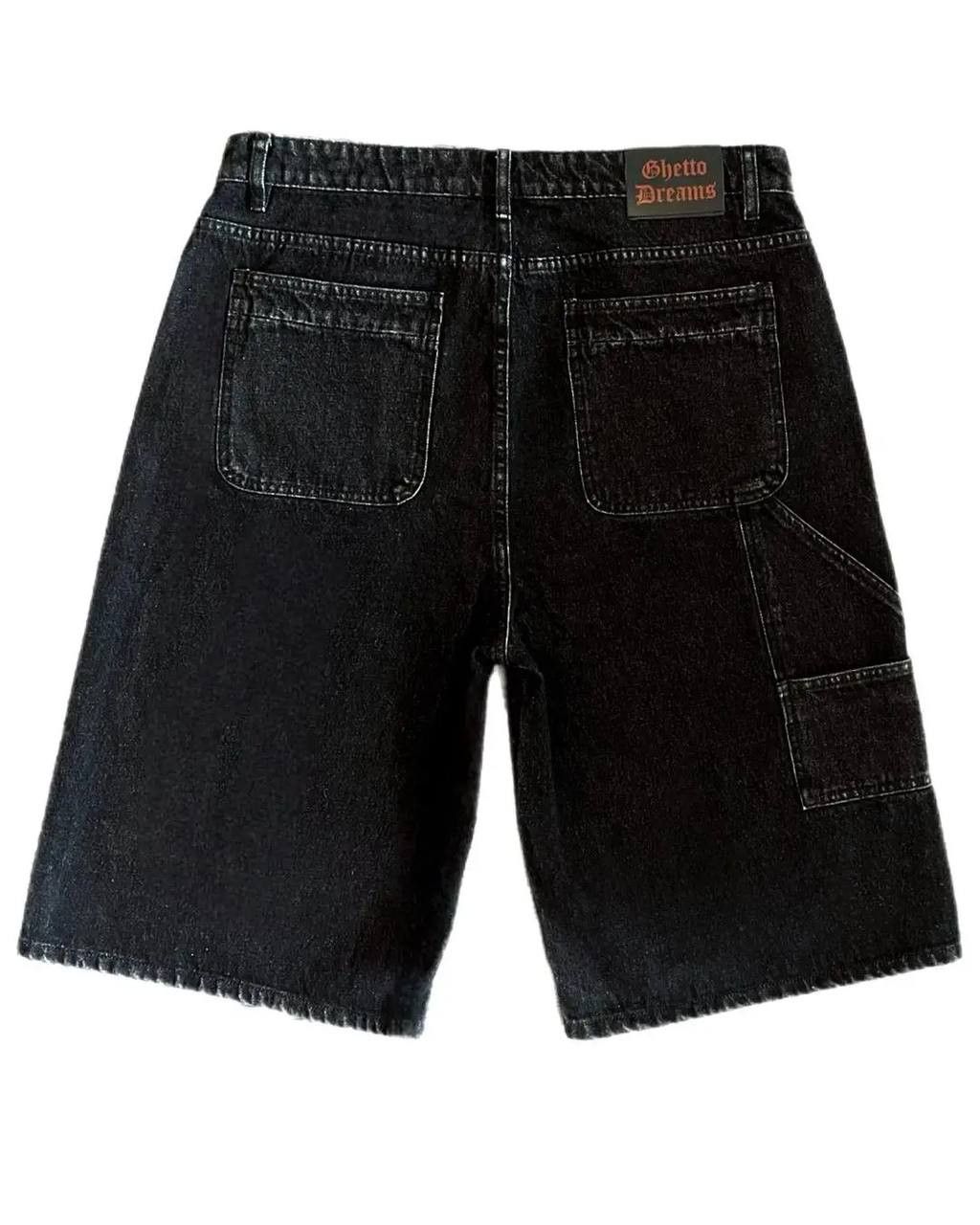 Japanese Brand × Vintage retro embroidered denim shorts Size US 36 / EU 52 - 2 Thumbnail