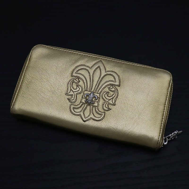 Chrome Hearts Rhodium Plated Flare Rec Wallet