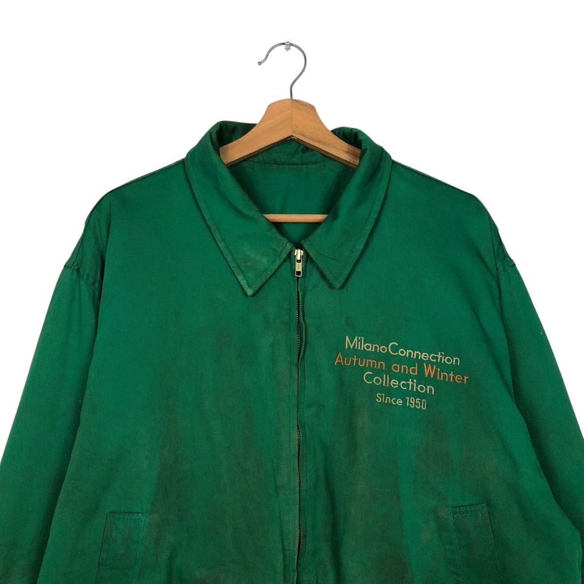 Japanese Brand 🔥VINTAGE BIKER BOMBER JACKET MILANO CONNECTION ISSEY MIYAKE Size US M / EU 48-50 / 2 - 5 Thumbnail