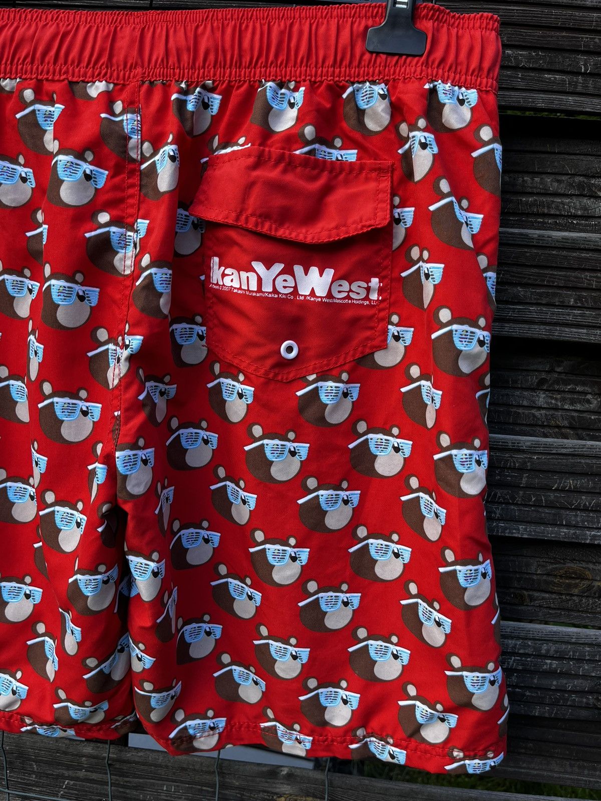 Kanye West × Takashi Murakami 🔴KANYE WEST x TAKASHI MURAKAMI RARE SHORTS 2007 STREETWEAR Size US 34 / EU 50 - 7 Thumbnail