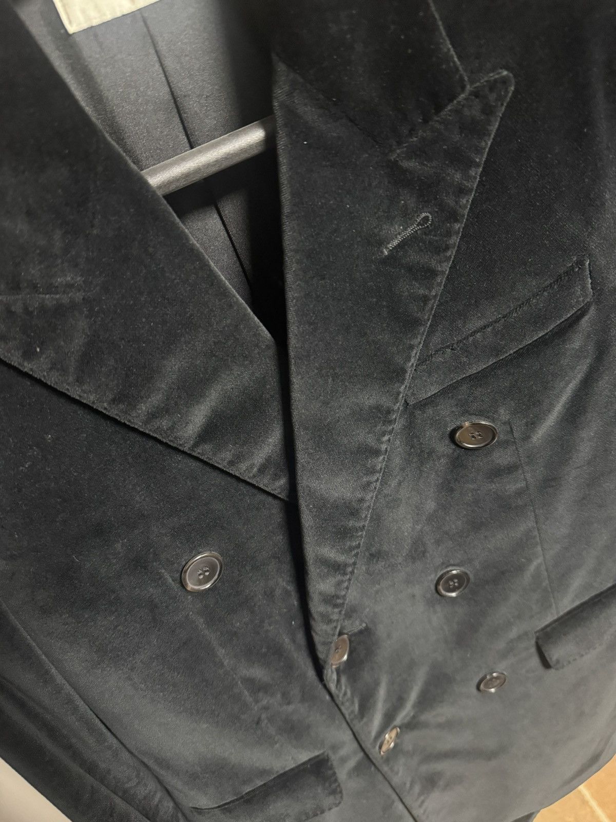 Saint Laurent Paris Saint Laurent 2015FW Black Velvet blazer Size US S / EU 44-46 / 1 - 2 Thumbnail