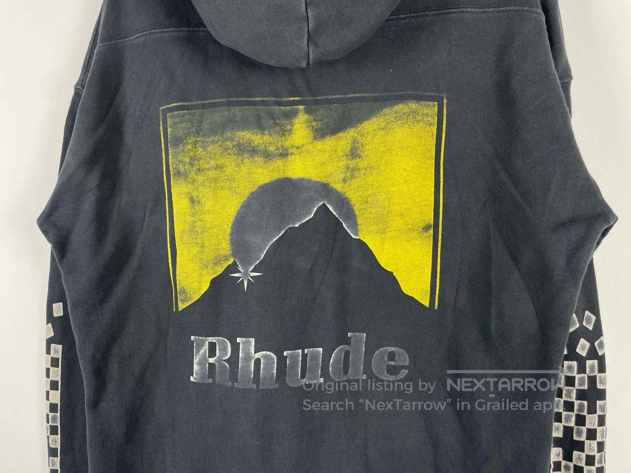 Rhude Rhude Washed Distressed Hoodie Size US S / EU 44-46 / 1 - 5 Thumbnail