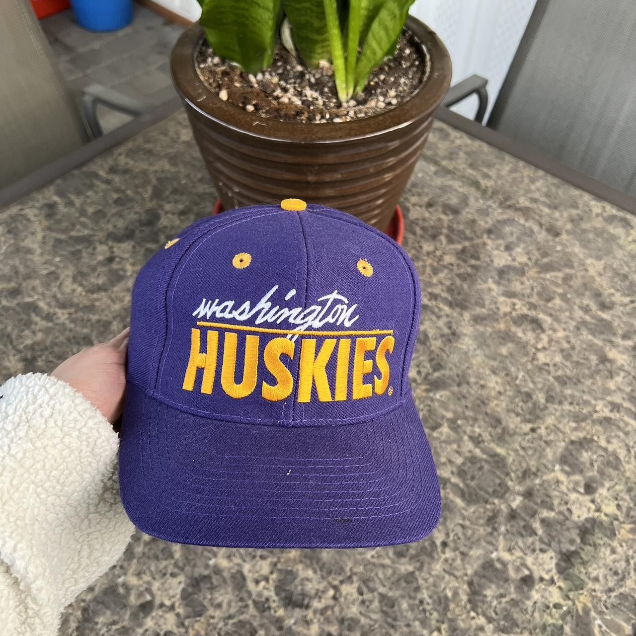 Vintage Vintage 90s The Game WASHINGTON HUSKIES Snapback VTG Cap Hat Size ONE SIZE - 4 Thumbnail