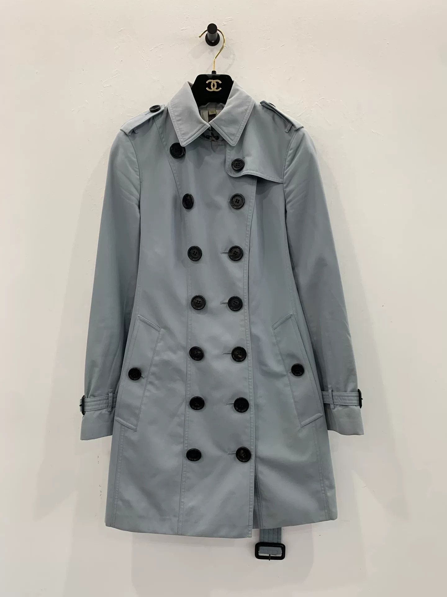Burberry Burberry London Women's Double-Breasted Trench Coat Size US M / EU 48-50 / 2 - 1 Thumbnail