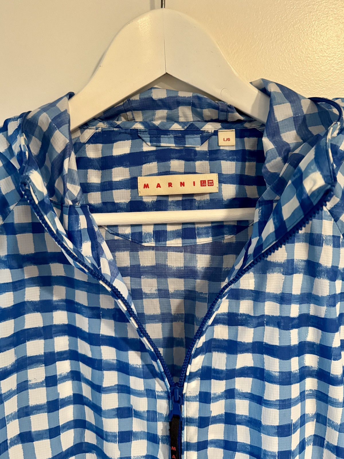 Marni × Uniqlo Uniqlo x MARNI Pocketable Check Parka Size US L / EU 52-54 / 3 - 5 Thumbnail