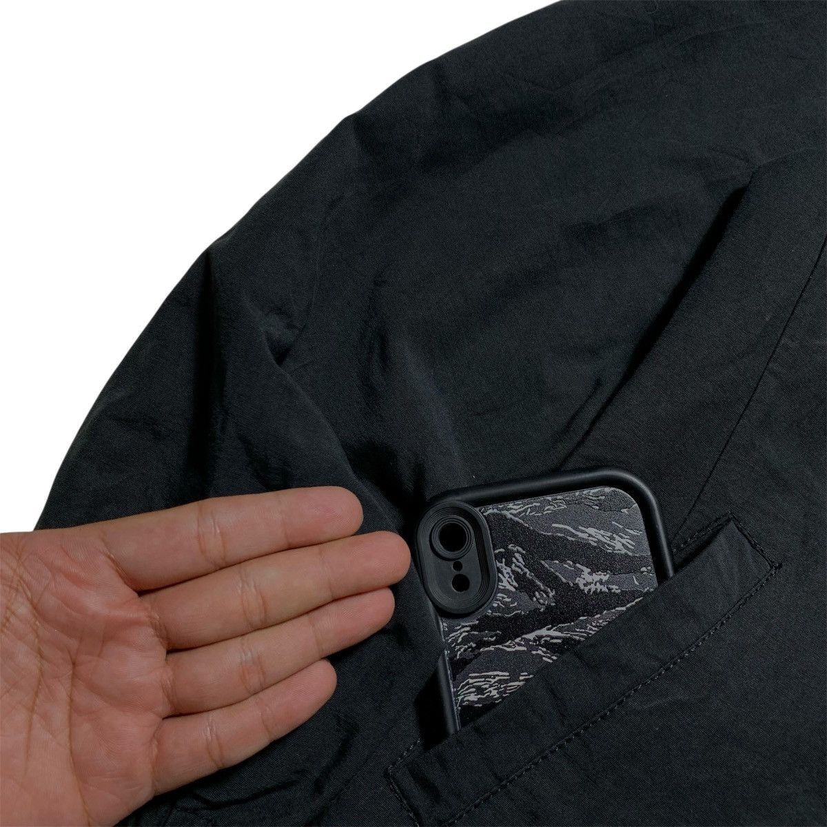 Number (N)ine Number (N)ine Coach Jacket Arc Logo Black Japanese Brand Size US M / EU 48-50 / 2 - 8 Thumbnail