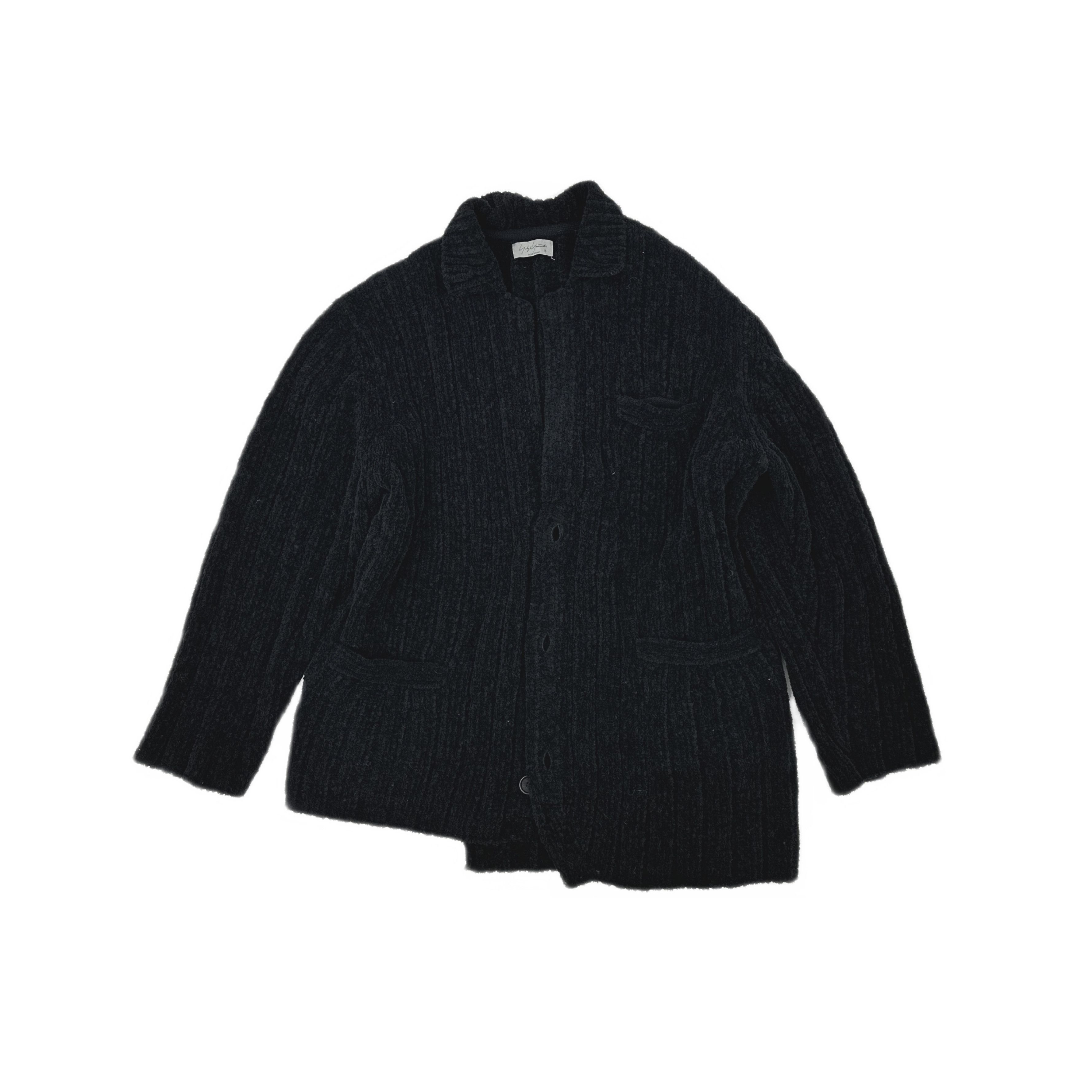 Yohji Yamamoto Yohji Yamamoto Pour Homme Wool Blend Knit Cardigan US L Size US L / EU 52-54 / 3 - 1 Thumbnail