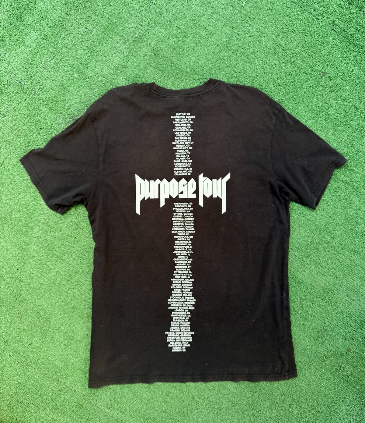 H&M Justin Bieber Purpose Tour T-Shirt x H&M 2017 Graphic Tee Size US M / EU 48-50 / 2 - 5 Thumbnail