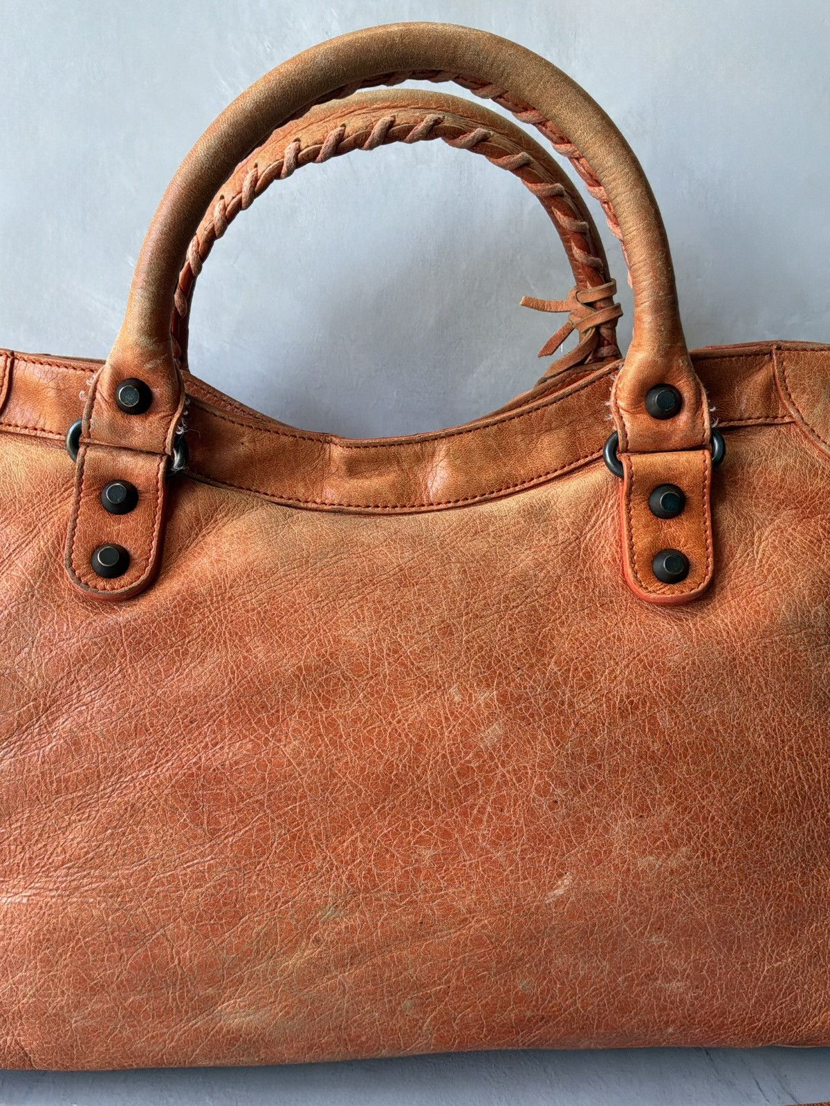Balenciaga Balenciaga - Classic City - Orange Lambskin Bag Size ONE SIZE - 14 Thumbnail