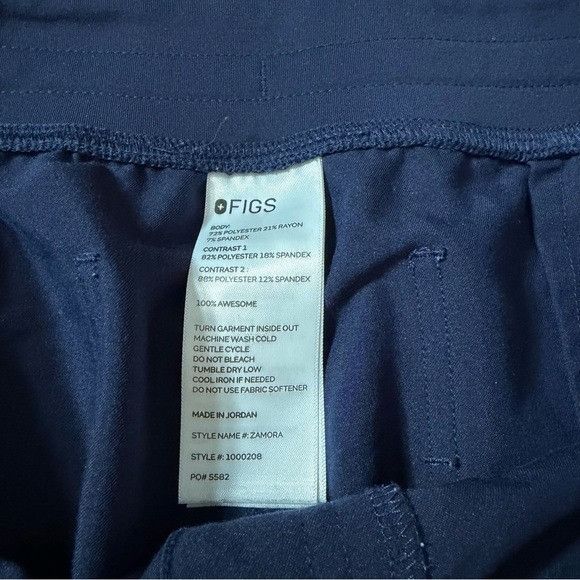 Other Figs Technical Collection Deep Blue Jogger Pants Sz XL Size US 36 / EU 52 - 4 Thumbnail