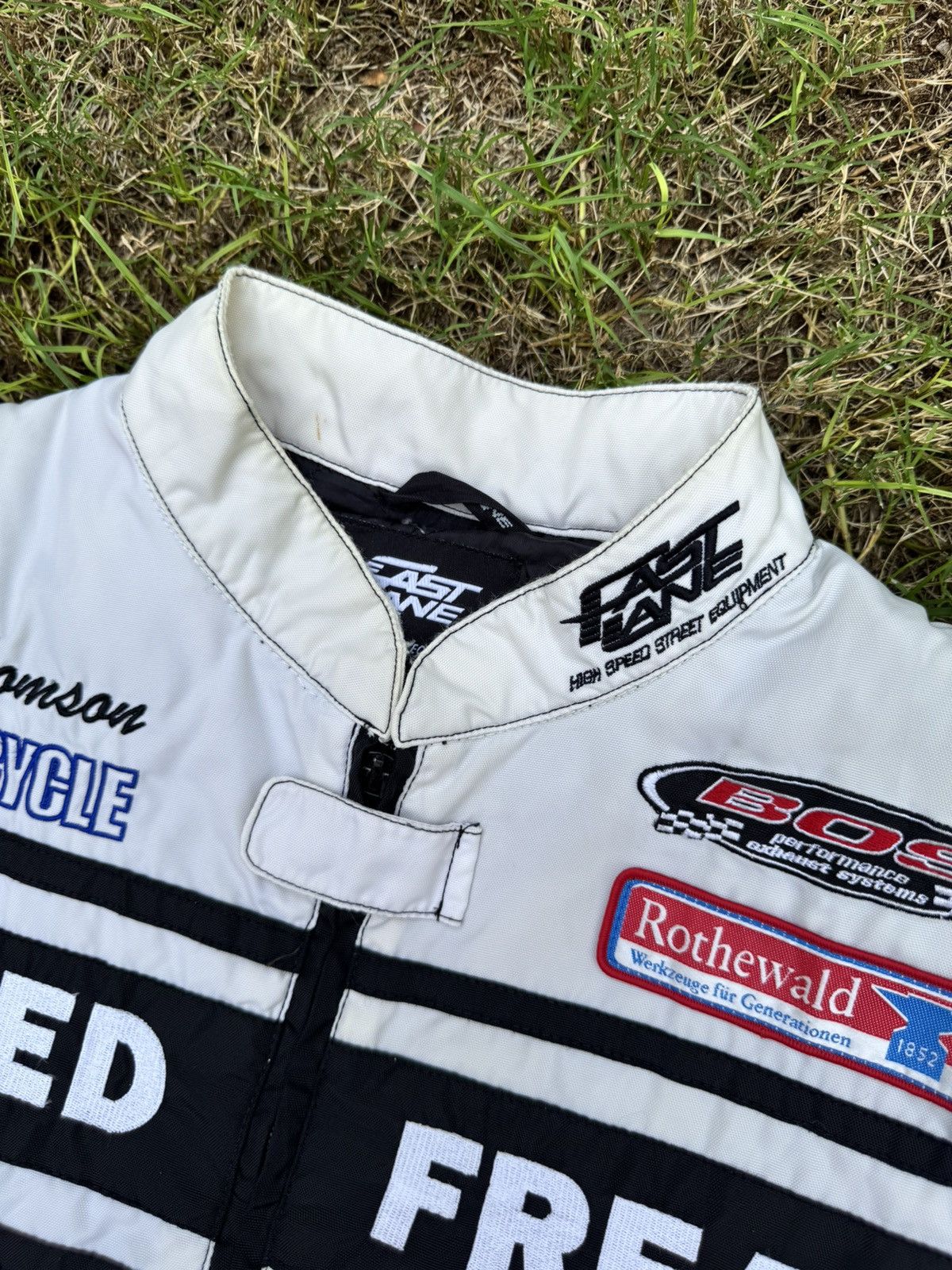 Vintage Vintage Nascar Grand Prix Speed Rider Team Racing Jacket Size US L / EU 52-54 / 3 - 6 Thumbnail