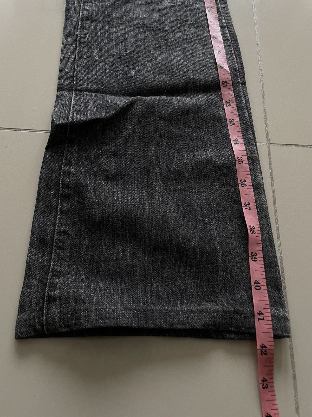 L7 Real Hip Rockstars Laced Flare Denim Size US 32 / EU 48 - 9 Thumbnail