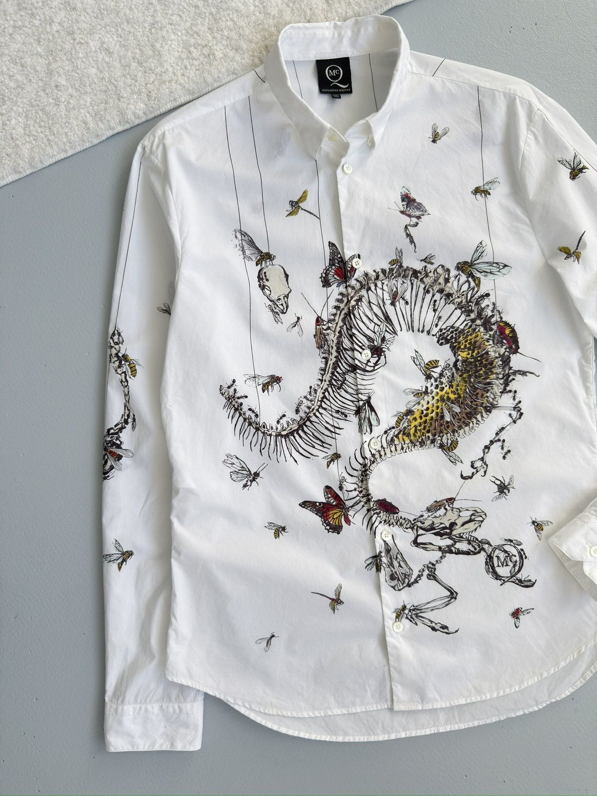 Alexander McQueen Alexander Mcqueen Men Shirt Size ITA50/Slim Medium Size US M / EU 48-50 / 2 - 3 Thumbnail