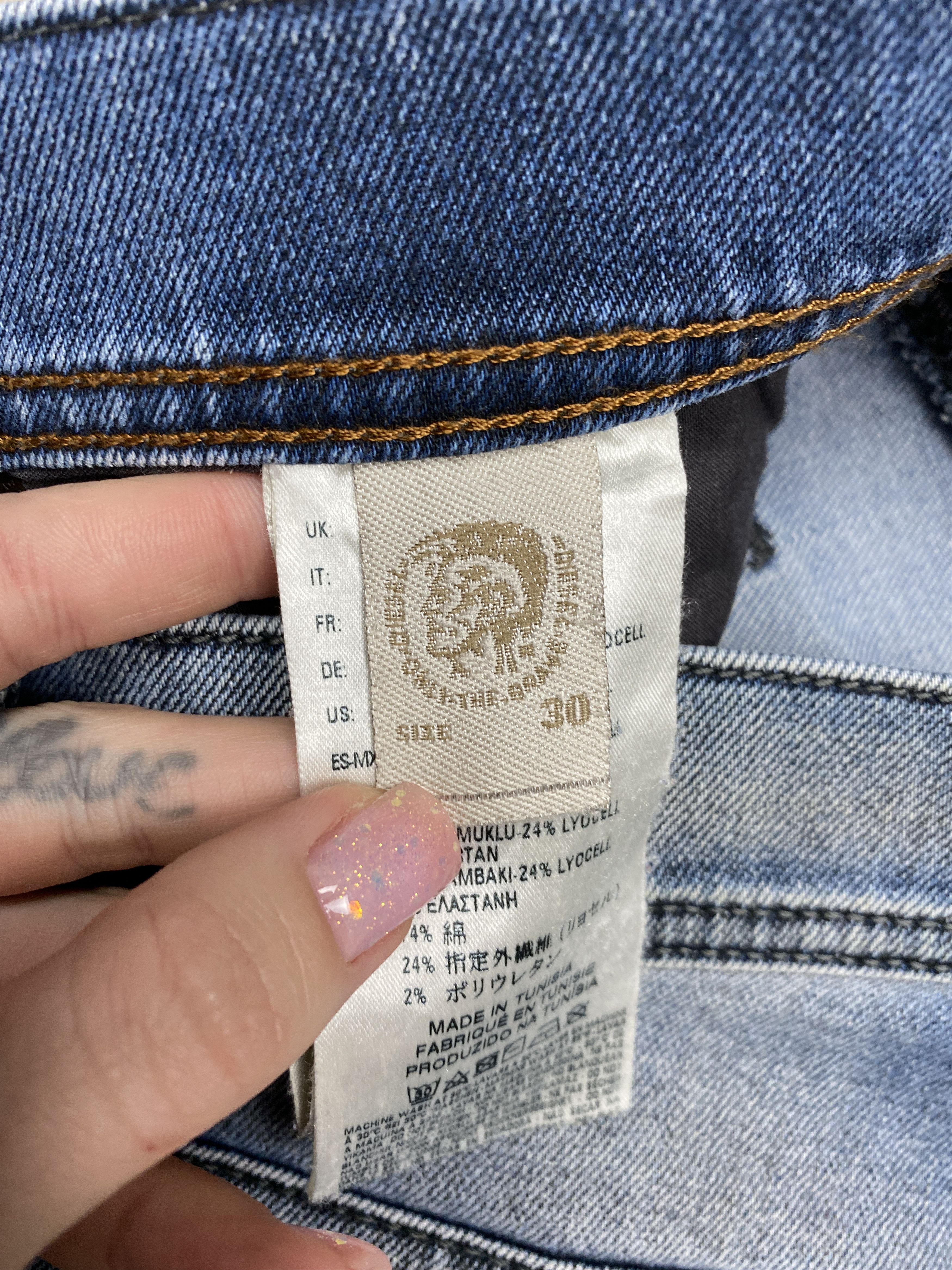 Diesel Diesel Tepphar Vintage Mens Denim Pants Jeans Size US 30 / EU 46 - 5 Thumbnail