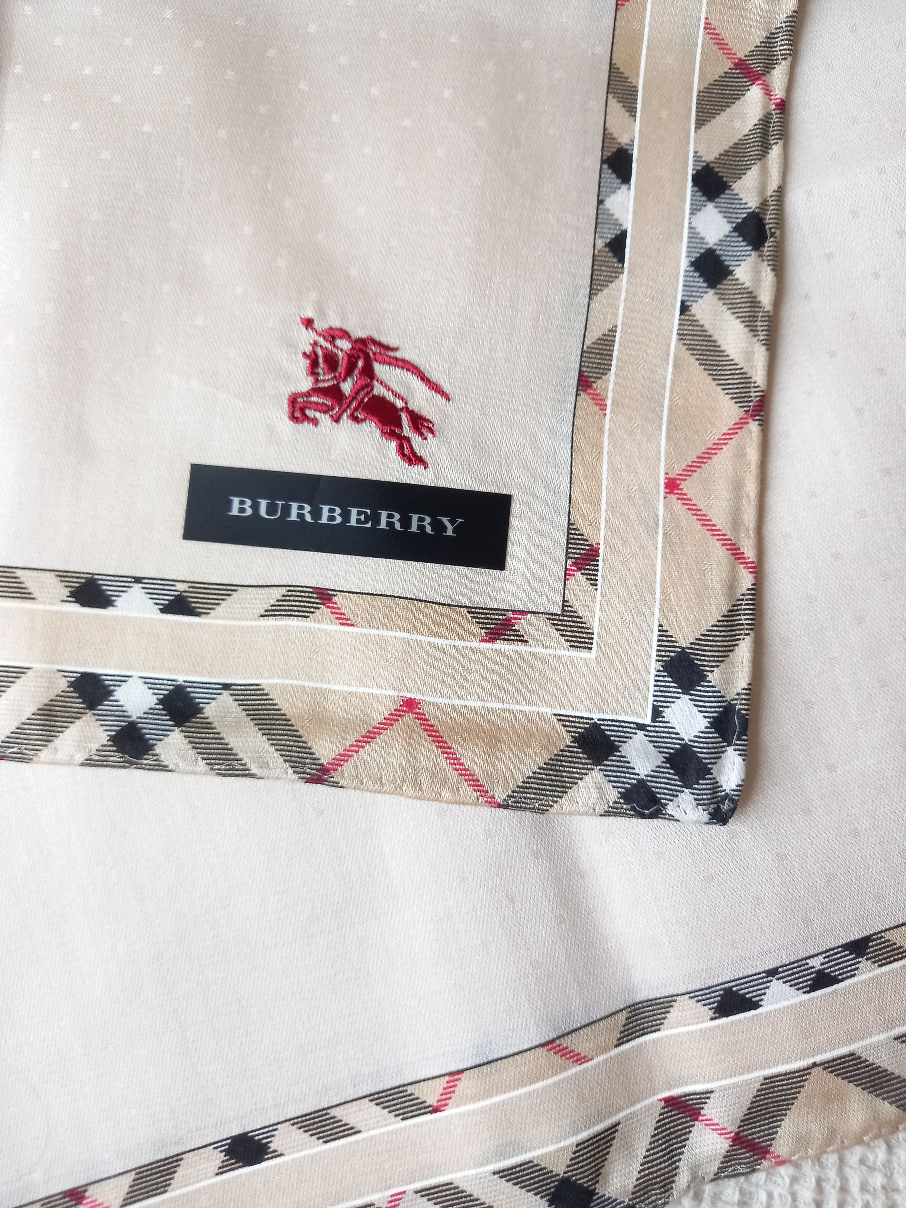 Burberry × Vintage NEW Burberry bandana handkerchief scarf nova check Size ONE SIZE - 4 Thumbnail