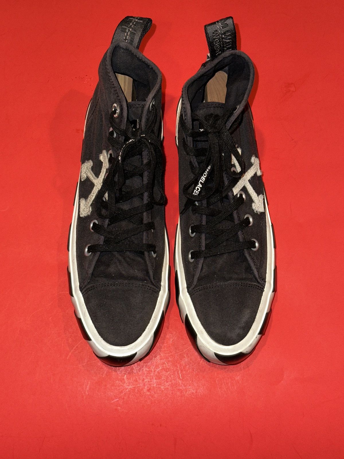 Off-White × Virgil Abloh Off-White Virgil Abloh Mid Top Vulcanized Canvas Sneakers 10 Size US 10 / EU 43 - 4 Thumbnail