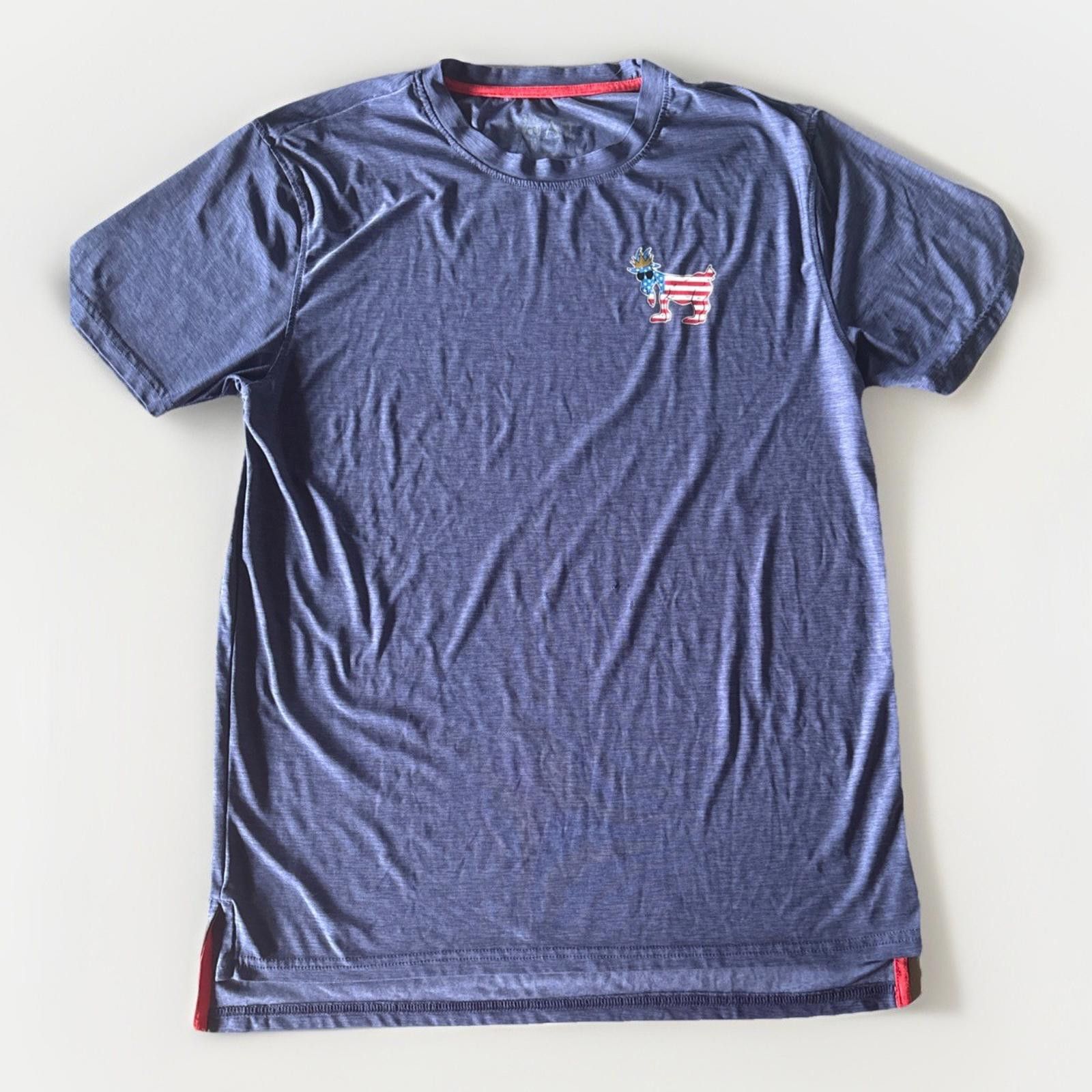 Grateful Dead GOAT USA T-Shirt Mens L Blue United States Flag Patriotic Size US L / EU 52-54 / 3 - 1 Thumbnail