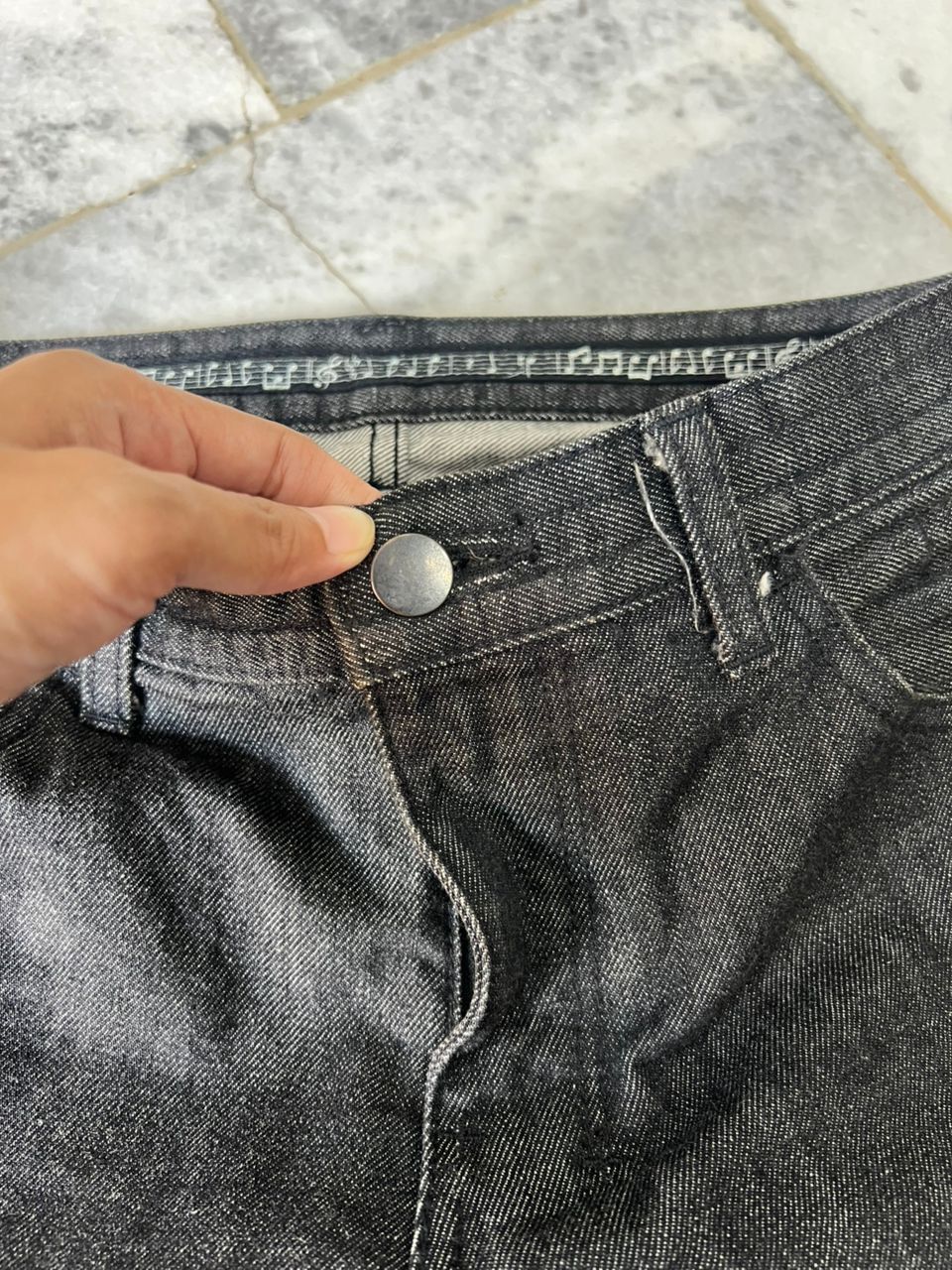 Number (N)ine Number (nine) Takahiro Miyashita’s Black Denim Size US 31 - 8 Thumbnail