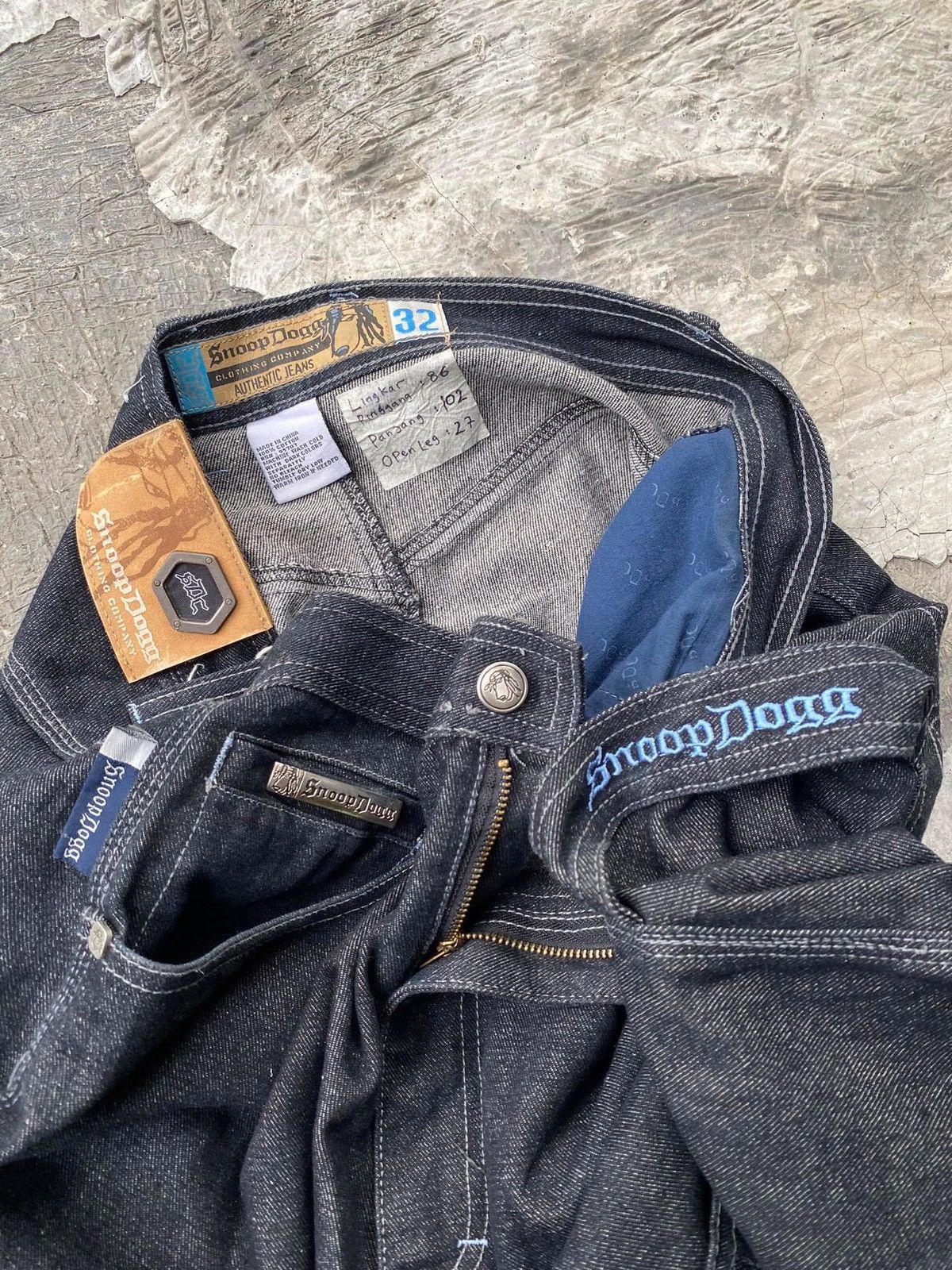 Snoop Dogg Snoop Dogg Carpenter Big Pocket Baggy Jeans🔥 Size US 32 / EU 48 - 7 Thumbnail