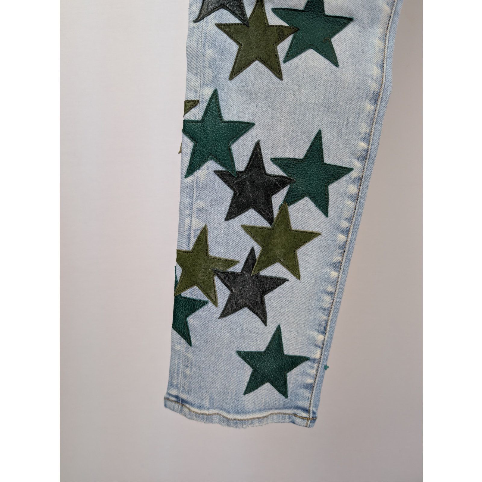 Amiri o1rshd1 Chemist Jean Denim Jeans in Light Indigo Size US 29 - 9 Thumbnail