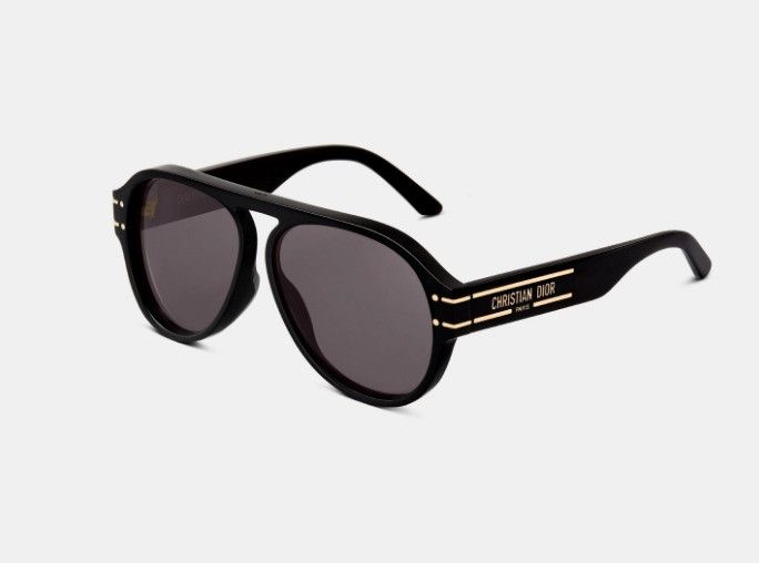 Dior o1w1db11124 Size: OS / Signature Pilot Sunglasses in Black Size ONE SIZE - 2 Thumbnail