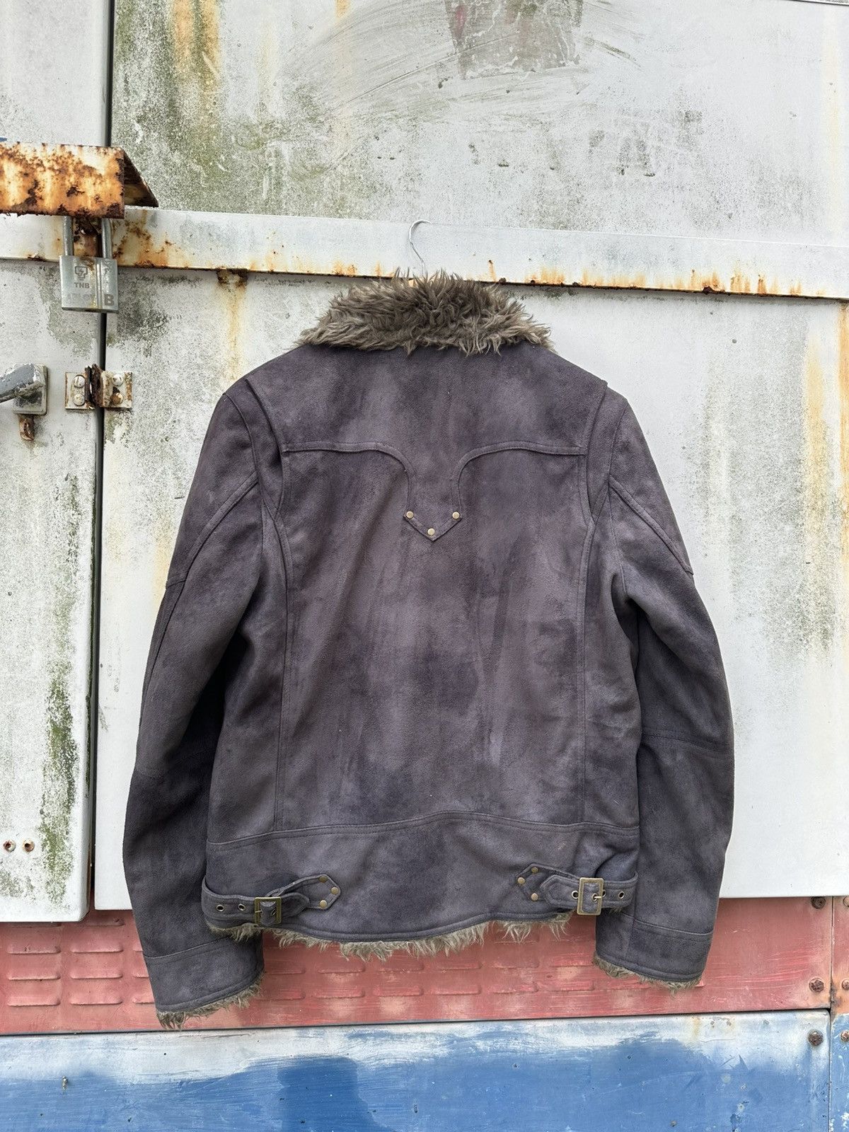 Vintage 👹Vintage Apestein Black Suede Fleece Lined Jacket Size US M / EU 48-50 / 2 - 9 Thumbnail