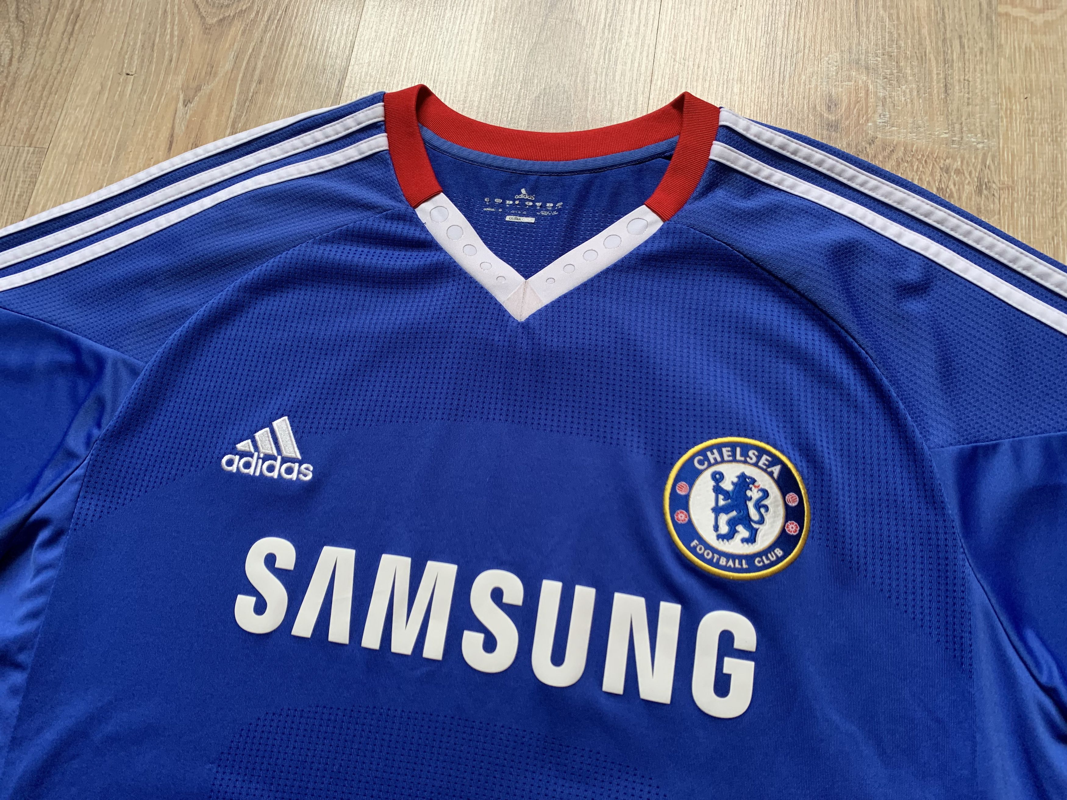 Adidas Vintage Adidas Chelsea Home Football Shirt 2010-2011 Size US XL / EU 56 / 4 - 3 Thumbnail